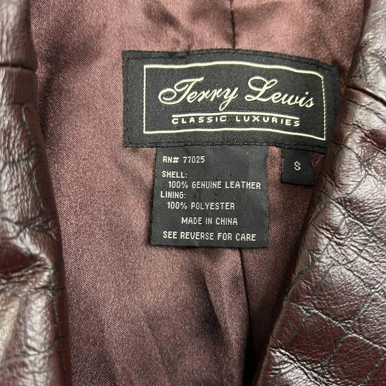 Other Vintage Terry Lewis Leather Jacket Women Button Front New S Size S / US 4 / IT 40 - 9 Thumbnail