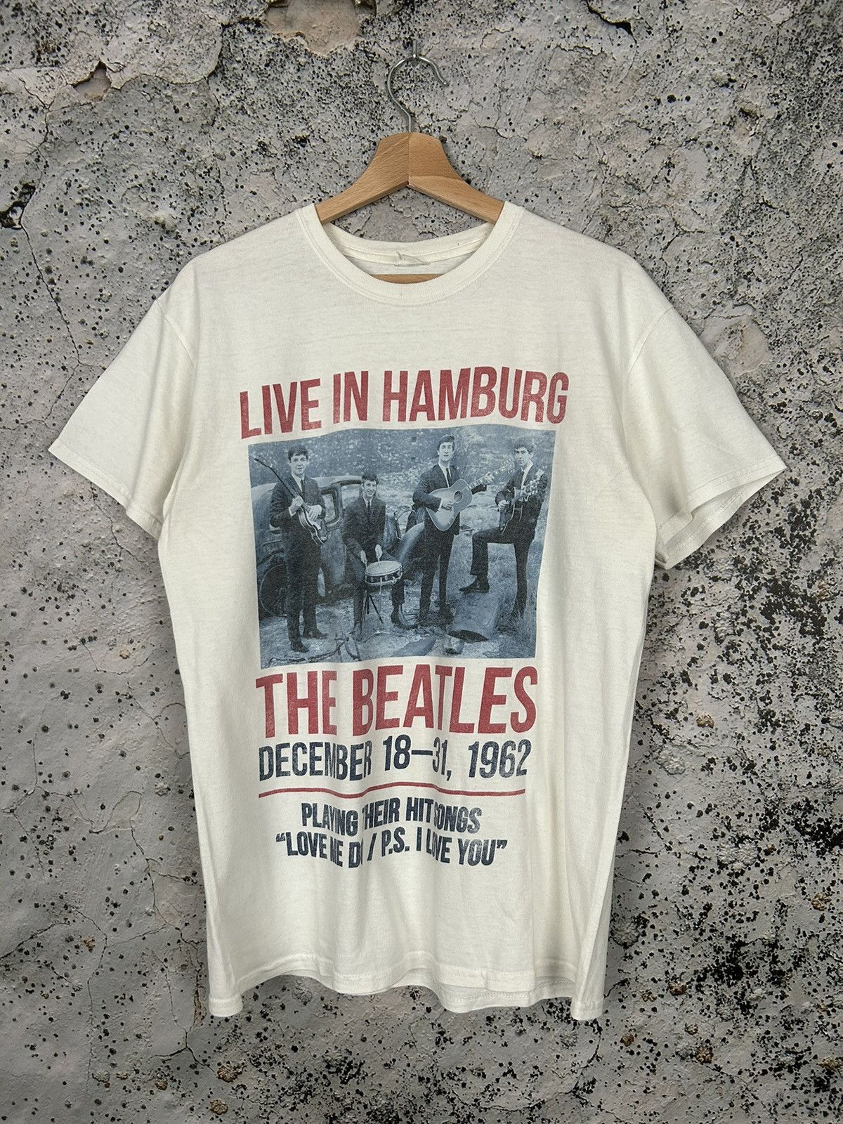 The Beatles Rock Band Tee Live In Hamburg Graphic Tee