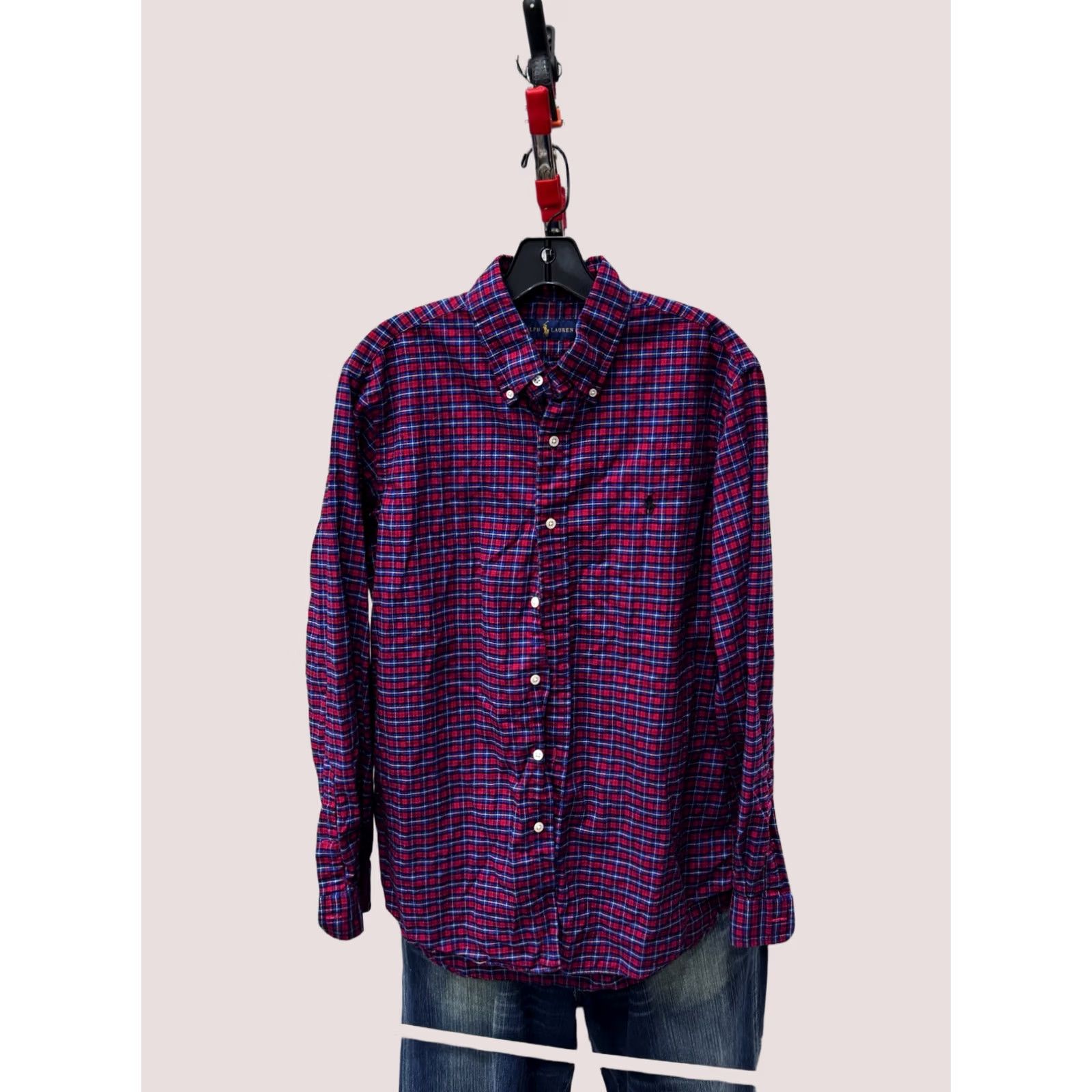Ralph Lauren Ralph Lauren Plaid LONG SLEEVE SHIRT Men Medium M Multicolor 15.5 x 33/34 Size US M / EU 48-50 / 2 - 1 Thumbnail