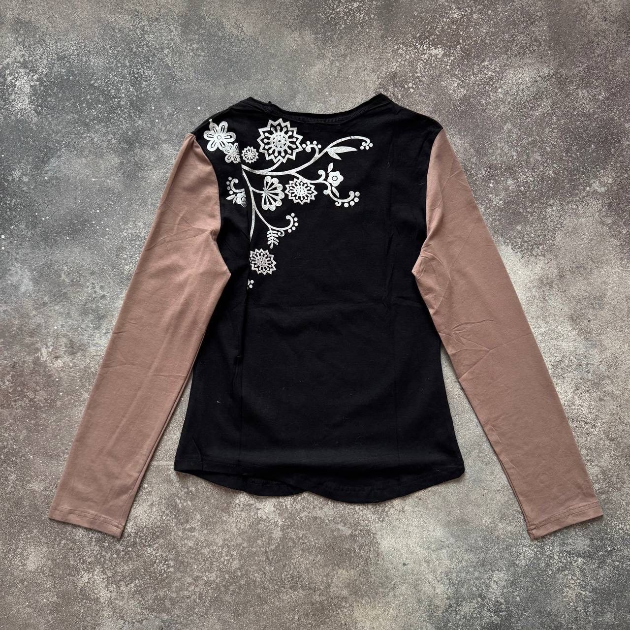 20471120 Custo Barcelona Style Y2K Vintage Boho Glam Floral Blouse Size M / US 6-8 / IT 42-44 - 7 Thumbnail