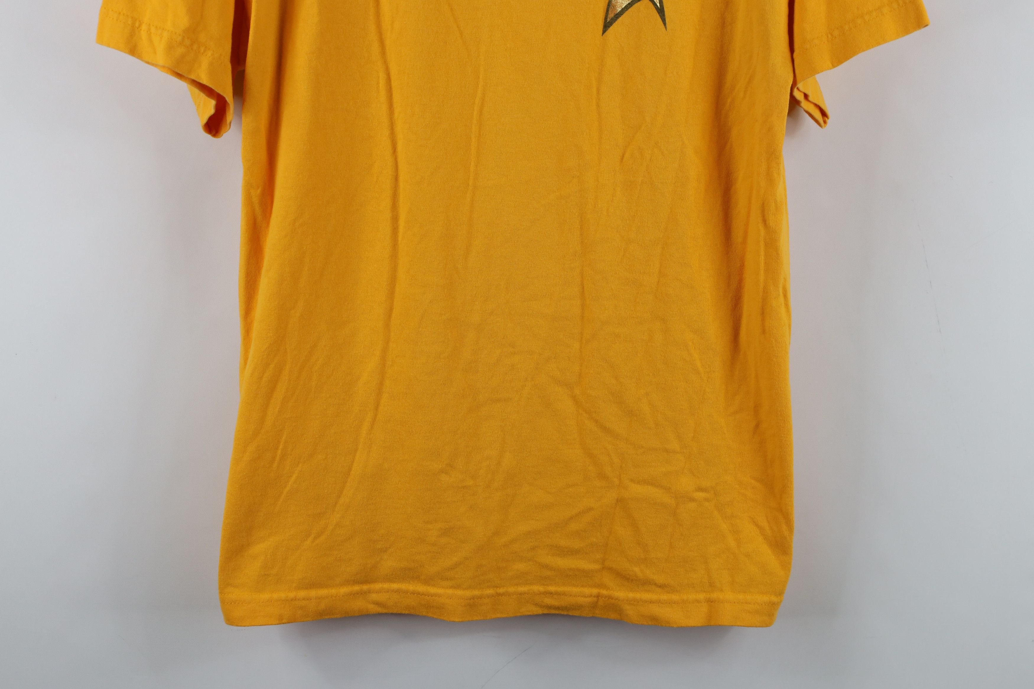 Vintage Vintage 90s Star Trek Short Sleeve T-Shirt Yellow Cotton Size US M / EU 48-50 / 2 - 3 Thumbnail