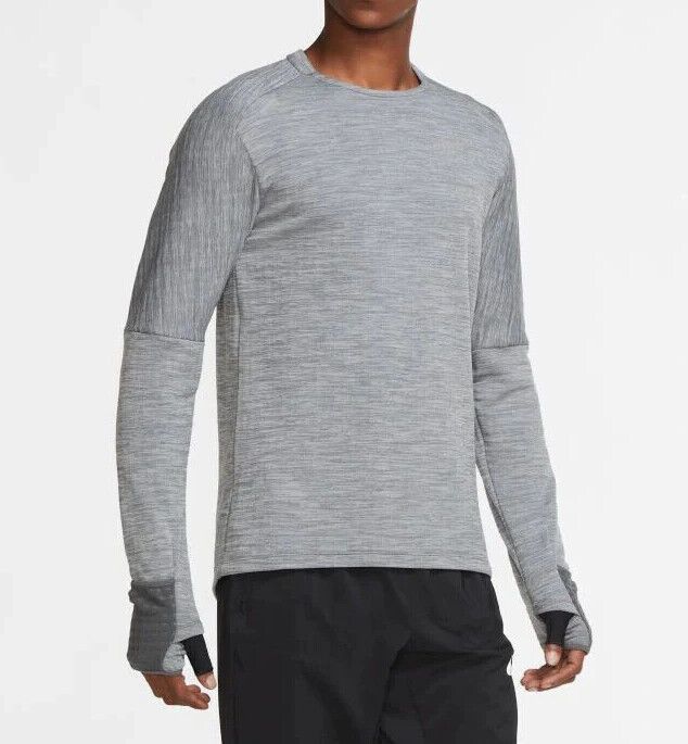 Nike Nike Men's Therma Fit Grey LS Running jersey Size US XL / EU 56 / 4 - 1 Thumbnail