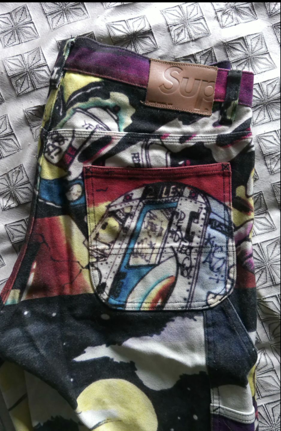 Supreme Supreme Carpenter Graffiti Pants Size US 32 / EU 48 - 2 Thumbnail