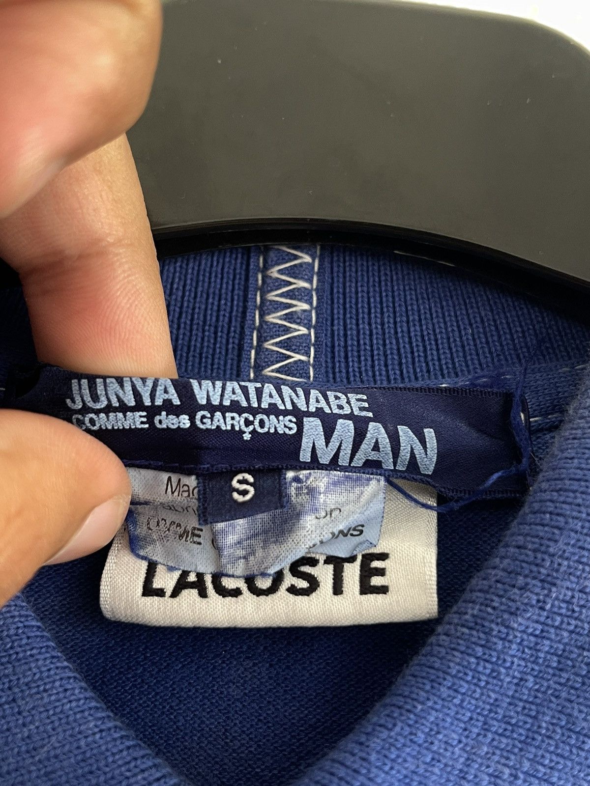 Comme des Garcons × Junya Watanabe × Lacoste AD2008 Junya Watanabe Comme Des Garcons Lacoste Polos Size US S / EU 44-46 / 1 - 4 Thumbnail
