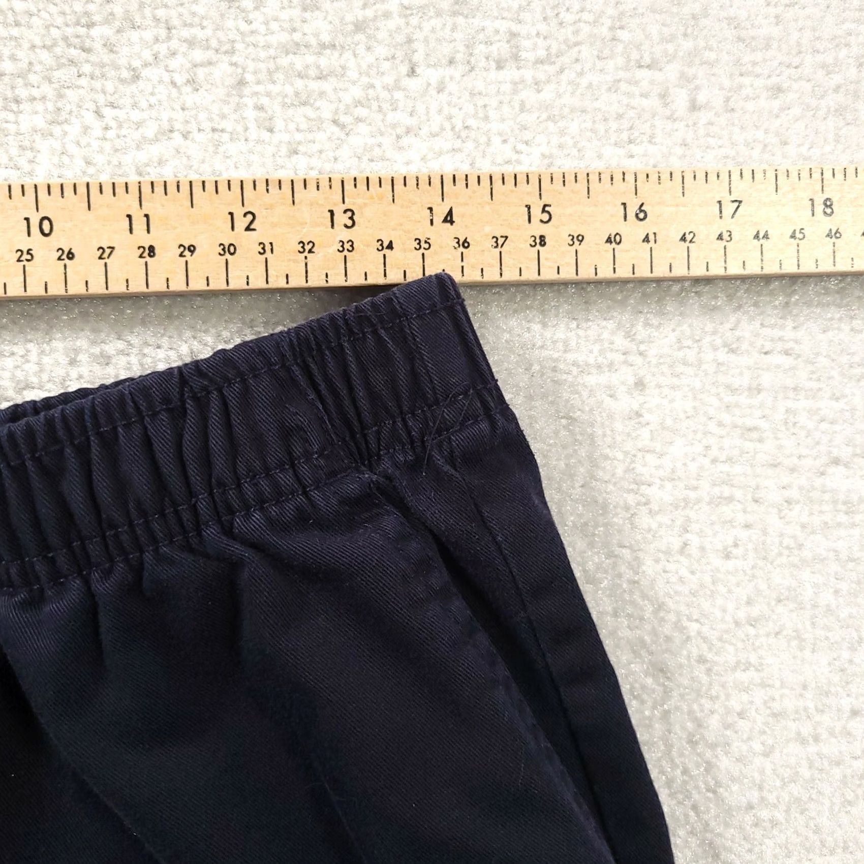 Vintage VINTAGE Cabin Creek Pull-On Capri Pants Womens 14P Petite Blue Elastic Waist Pockets Size 36" / US 14 / IT 50 - 4 Thumbnail