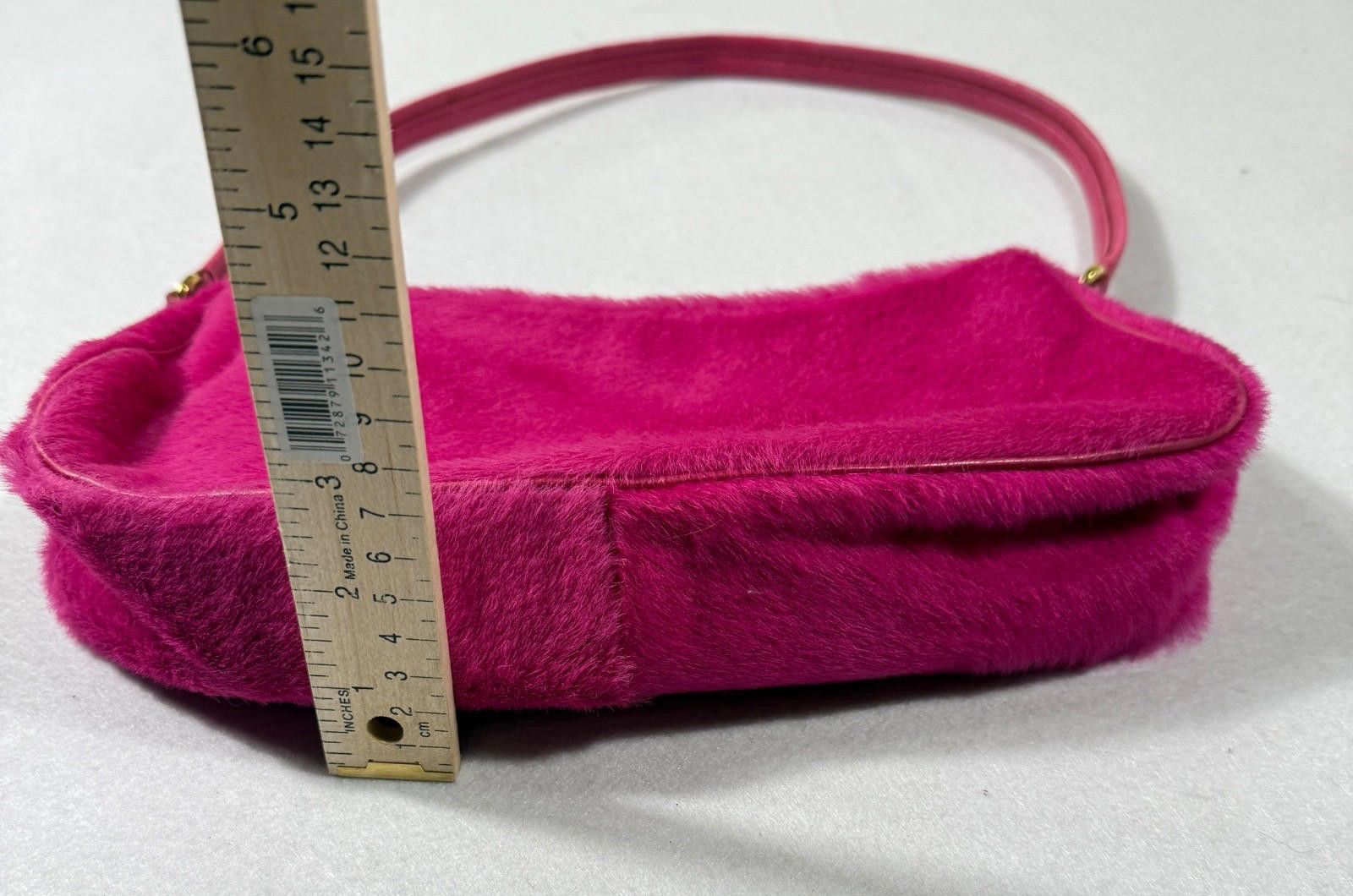 Escada Escada Baguette Pony Hair Pink Purse Handbag y2k 90's Size ONE SIZE - 8 Thumbnail
