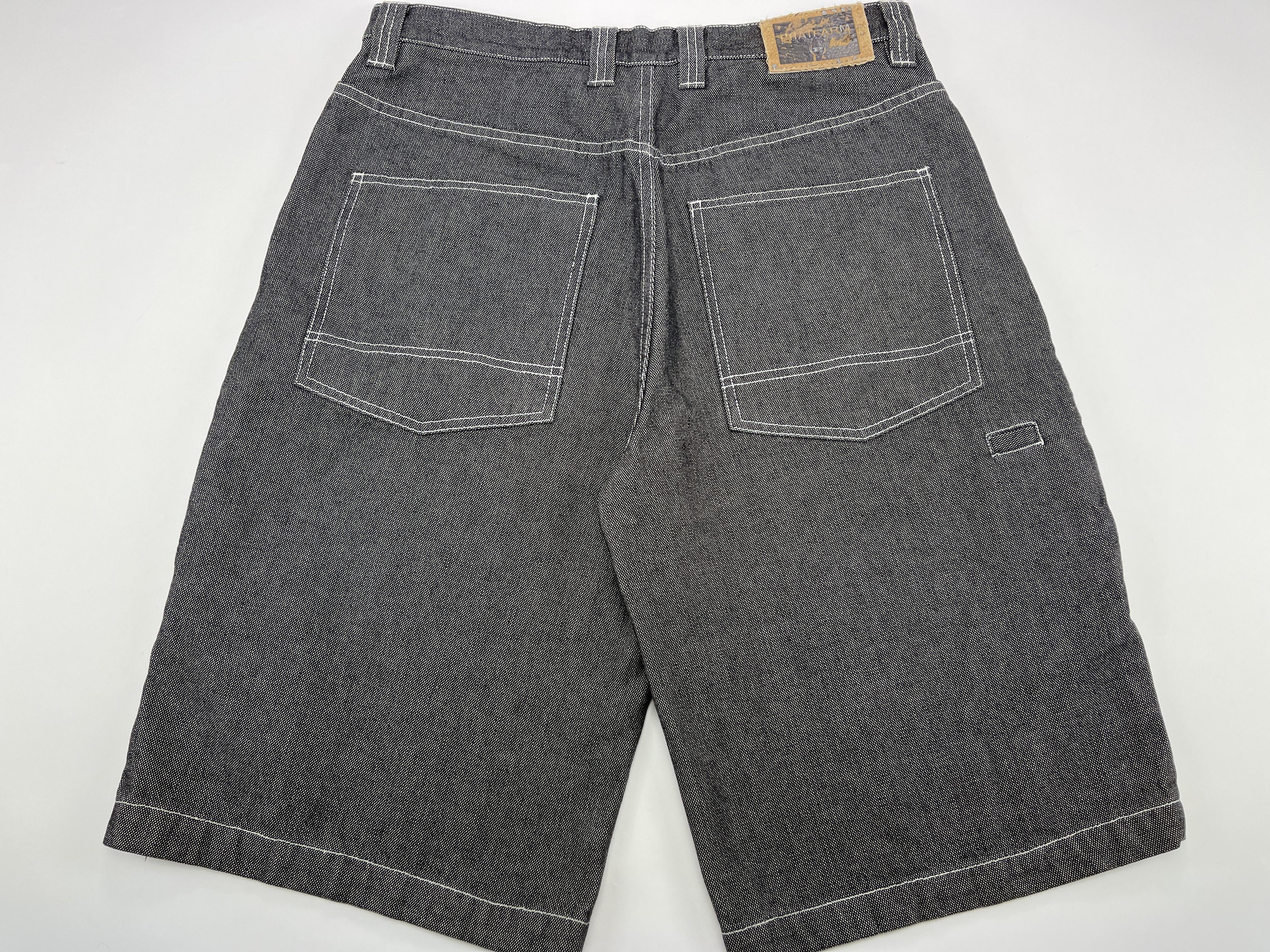 Phat Farm Phat Farm shorts, vintage hip hop baggy jeans, 90s size W 32 Size US 32 / EU 48 - 2 Thumbnail