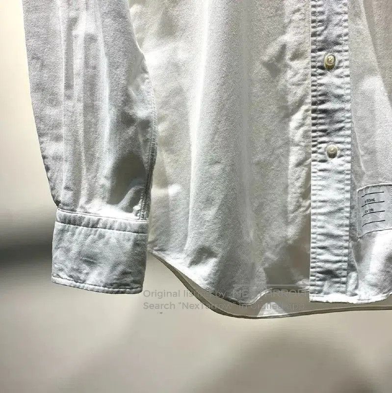 Thom Browne Thom Browne Classic White Cotton Dress Shirt . Size US M / EU 48-50 / 2 - 5 Thumbnail