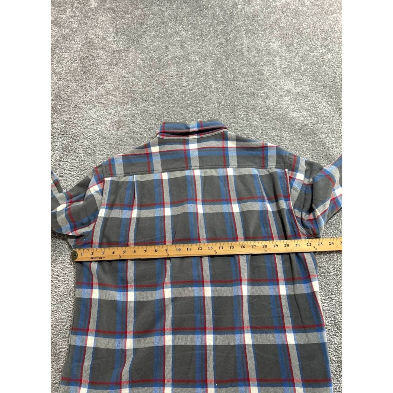 Bonobos Bonobos Flannel Shirt Mens Large Gray Cotton Slim Fit Dual Chest Pockets Casual 90s Theme Boys? Size US L / EU 52-54 / 3 - 4 Thumbnail