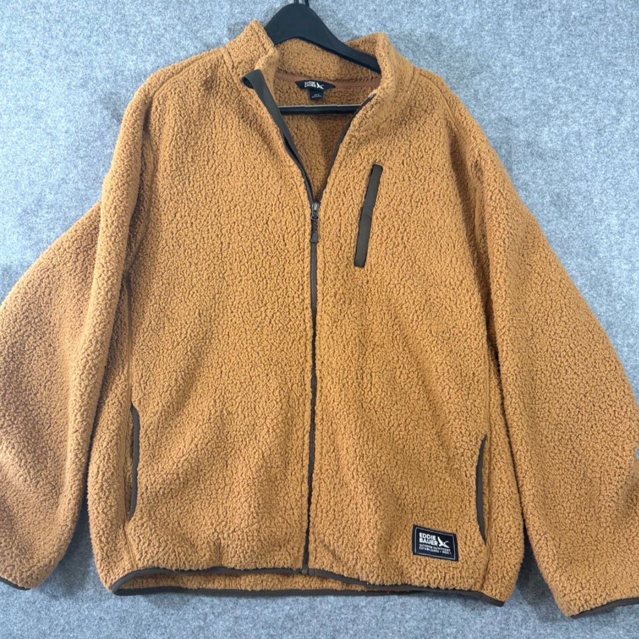 Eddie Bauer Eddie Bauer Jacket Mens L Brown Soft Cozy Fleece Full Zip Outdoor Winter Shirt Size US L / EU 52-54 / 3 - 2 Thumbnail