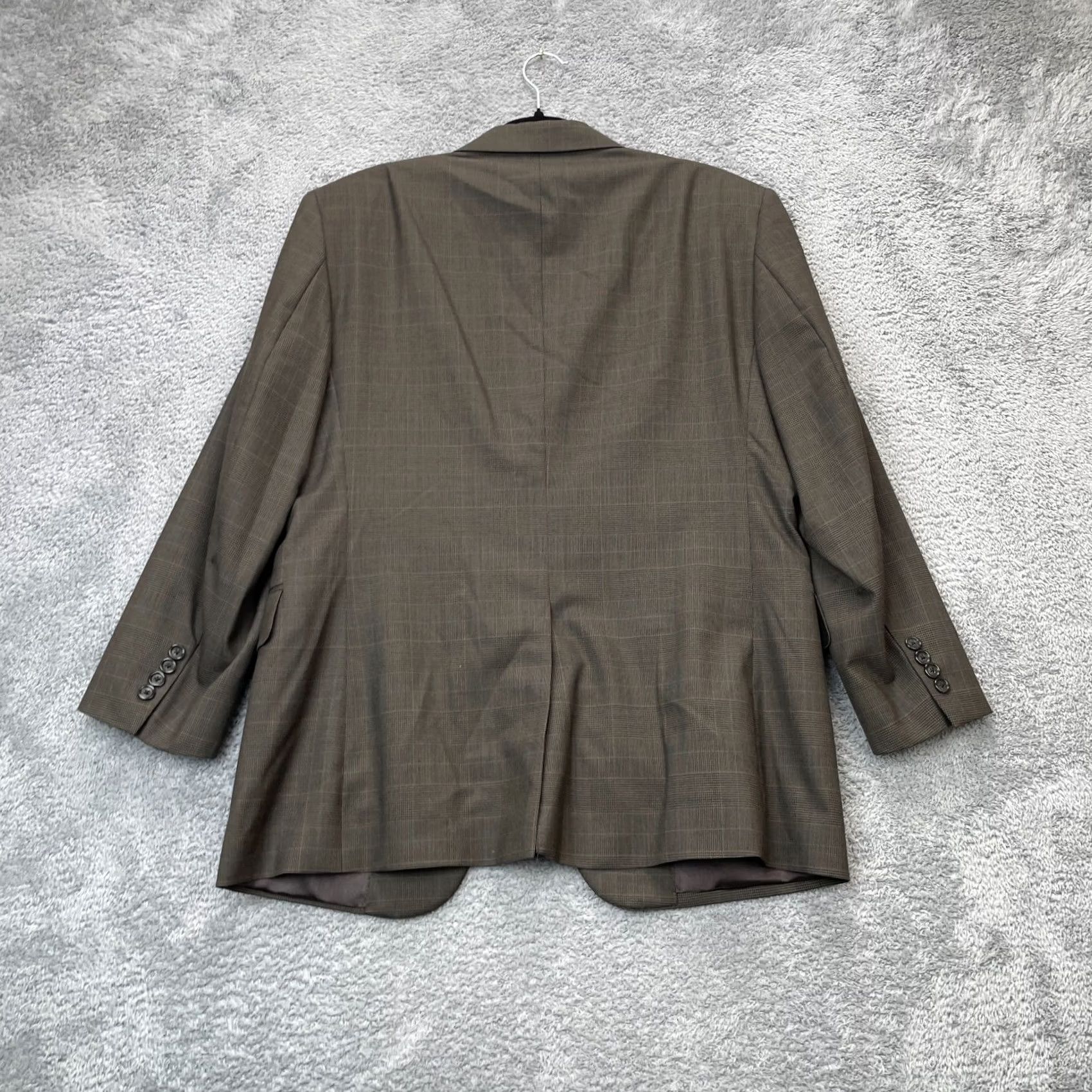 Jos. A. Bank VTG Jos. A. Bank Jacket Mens 40S Brown Sport Coat Glen Plaid Wool Single Breasted Wool 40 Medium? Size US XXS / EU 40 - 2 Thumbnail
