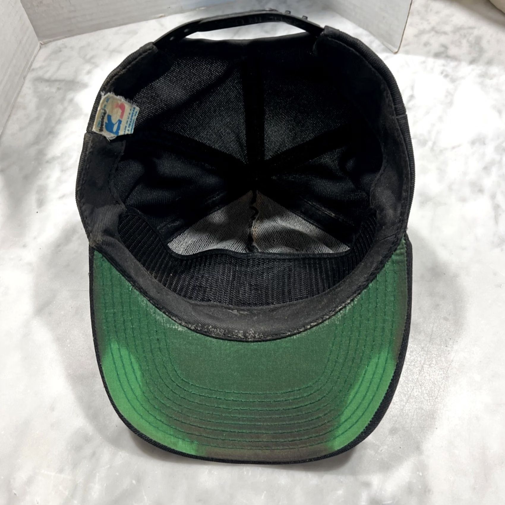 Vintage VINTAGE DEA Hat USA Law Enforcement Strapback Cap Made Old Used Stains Size ONE SIZE - 7 Thumbnail
