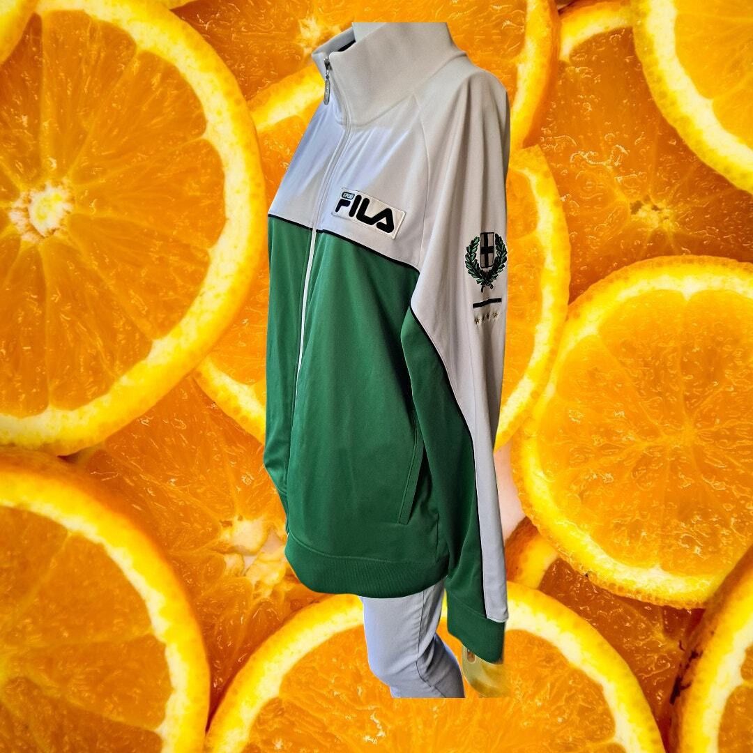 Other Fila Sport Green and White Italia Track Jacket Size Large Size US L / EU 52-54 / 3 - 1 Thumbnail