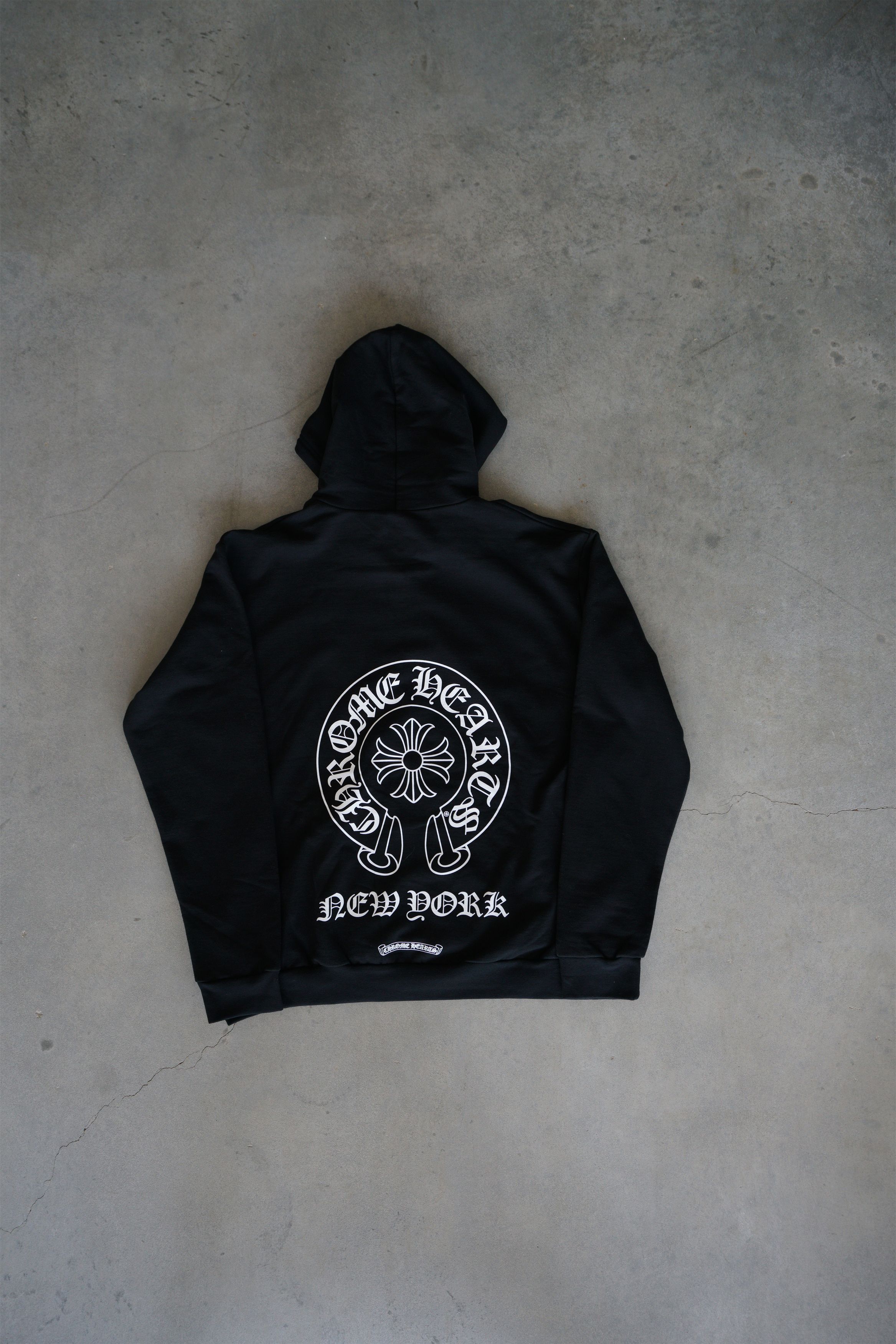 Chrome Hearts New York Horseshoe Zip Up Hoodie - XL