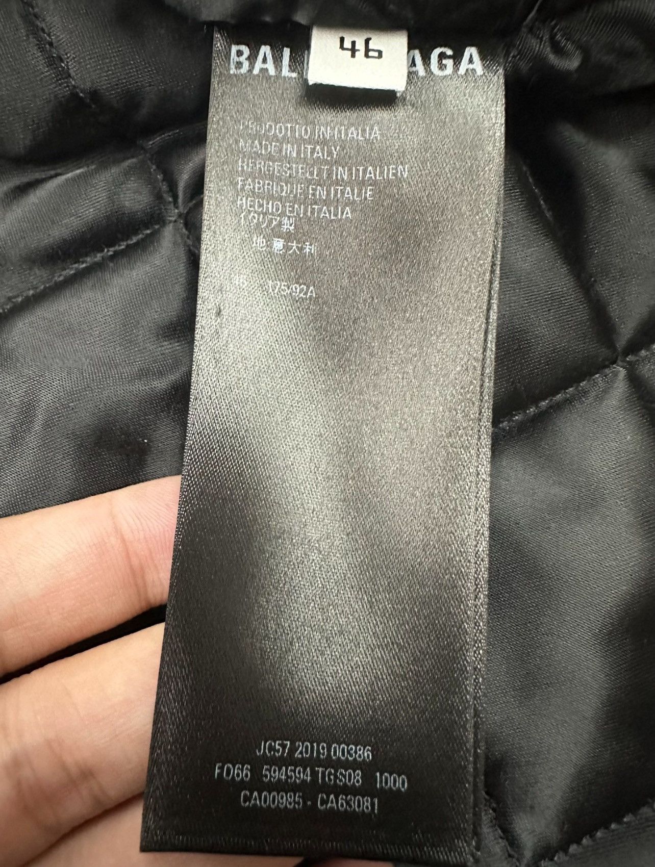 Balenciaga *RARE* Balenciaga AW19 Racer Moto Buffalo Leather Jacket Size US S / EU 44-46 / 1 - 7 Thumbnail