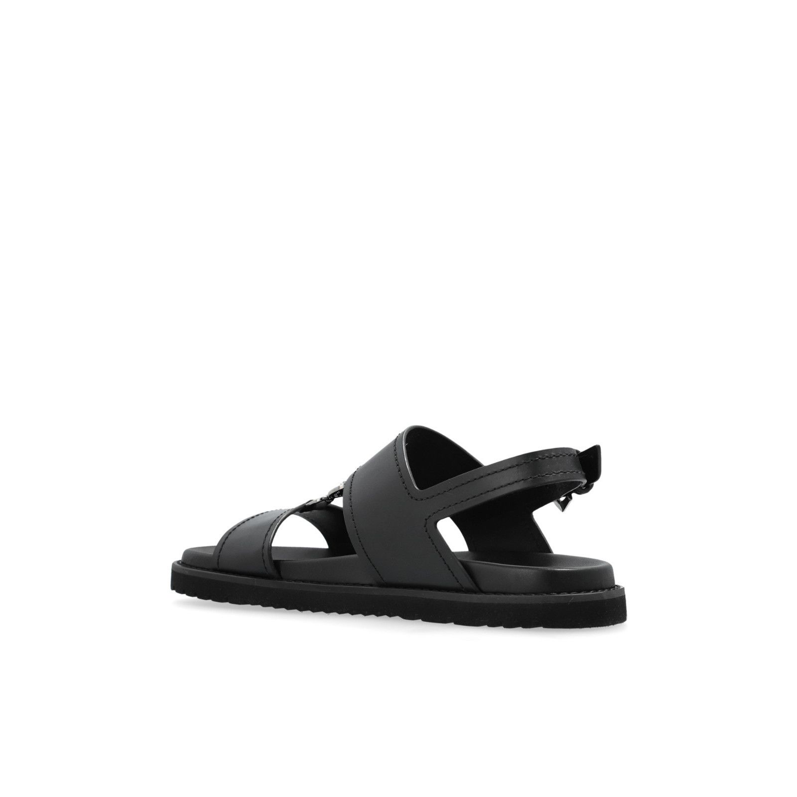 Versace VERSACE Black Leather Sandals New And Authentic (Men's size: Size US 7 / EU 40 - 3 Thumbnail