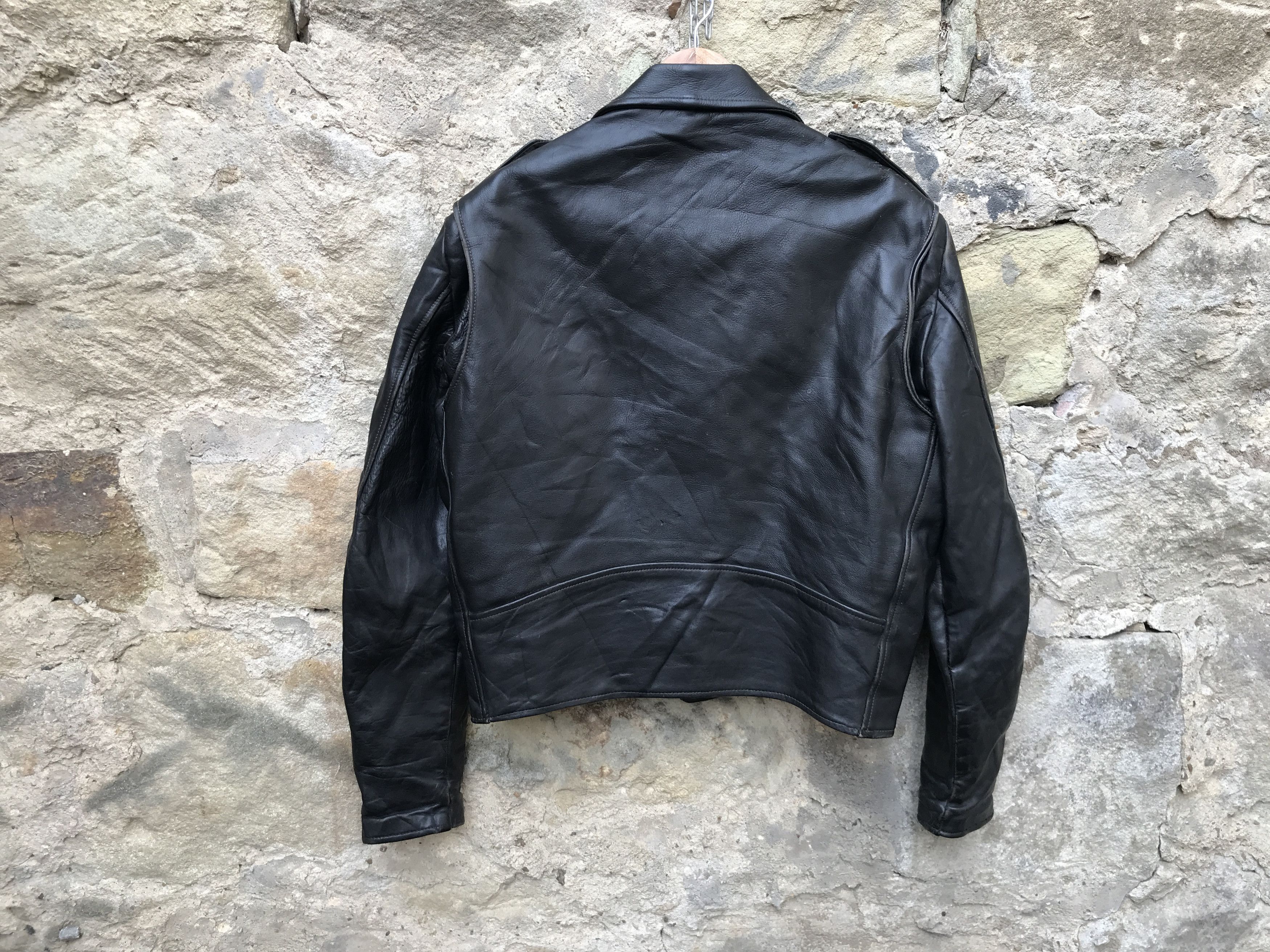 Buco Rare Vintage 60s Brimaco D Pocket Biker Leather Jacket Size US L / EU 52-54 / 3 - 11 Thumbnail
