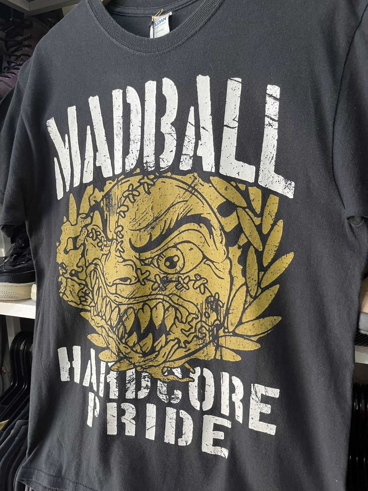 Band Tees MADBALL BALL OF DESTRUCTION LOGO SHIRT~GILDAN~MED Size US M / EU 48-50 / 2 - 2 Thumbnail