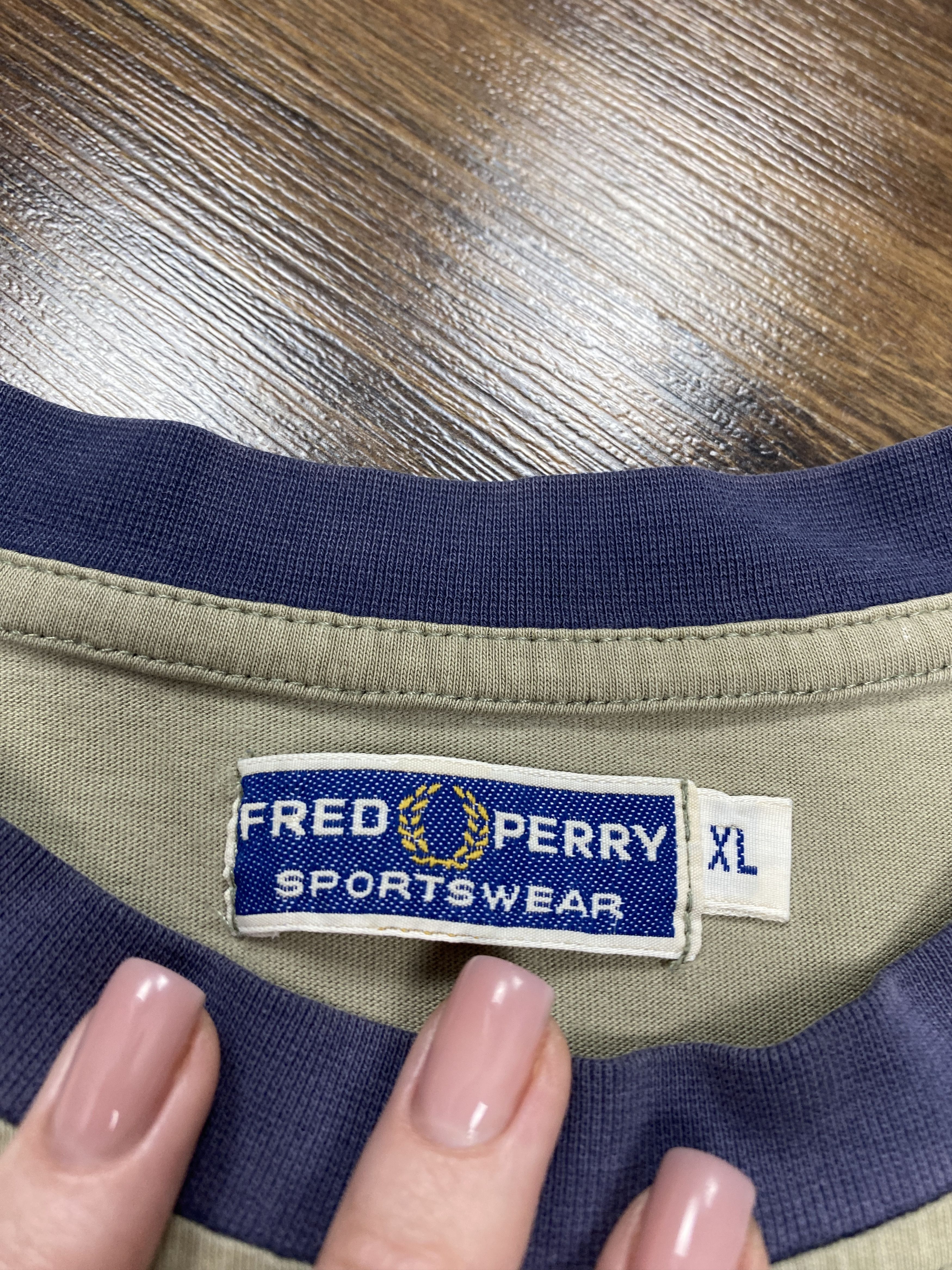 Fred Perry Fred Perry 90s Vintage Mens T-Shirt Size US XL / EU 56 / 4 - 5 Thumbnail