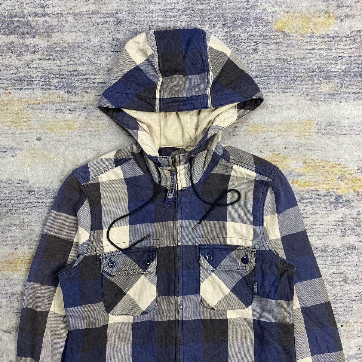 Hysteric Glamour × Japanese Brand vintage Hysteric glamour hooded zip up flannel Size US S / EU 44-46 / 1 - 3 Thumbnail