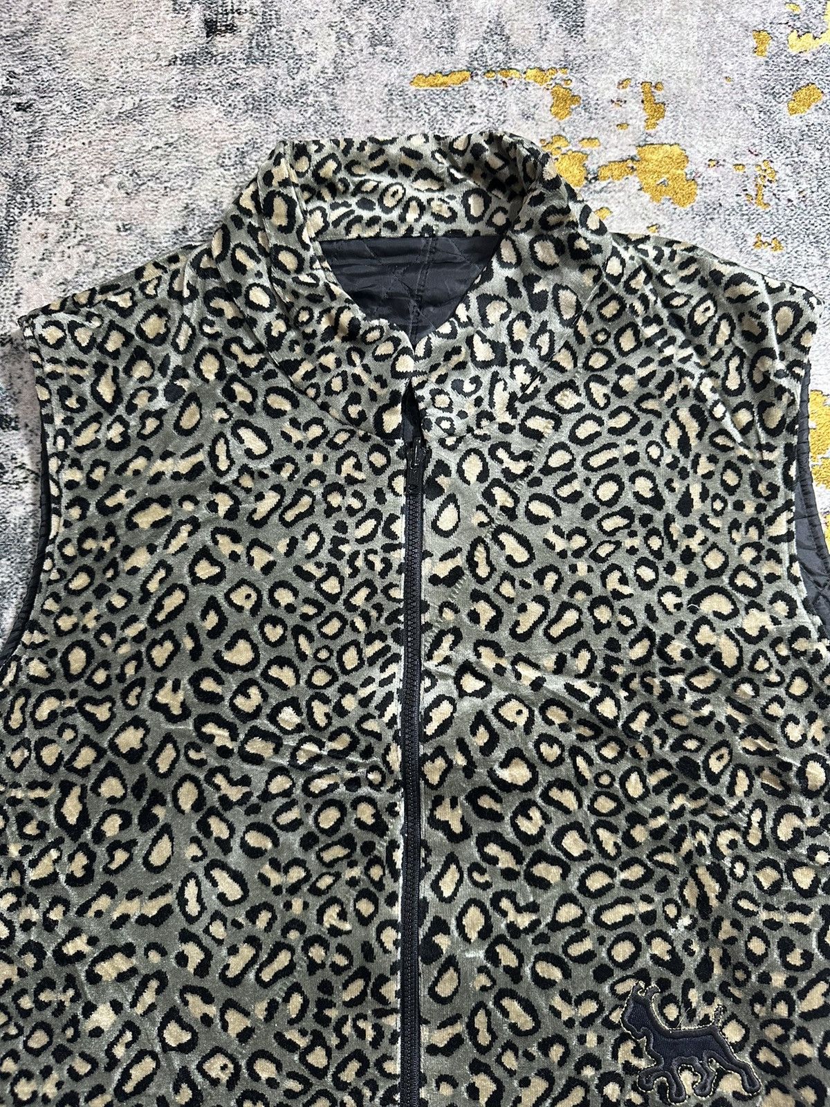 Beauty Beast × Hysteric Glamour × Japanese Brand CRAZY LEOPARD SUEDE VEST JACKET IF SIX WAS NINE LGB STYLE Size US XL / EU 56 / 4 - 2 Thumbnail