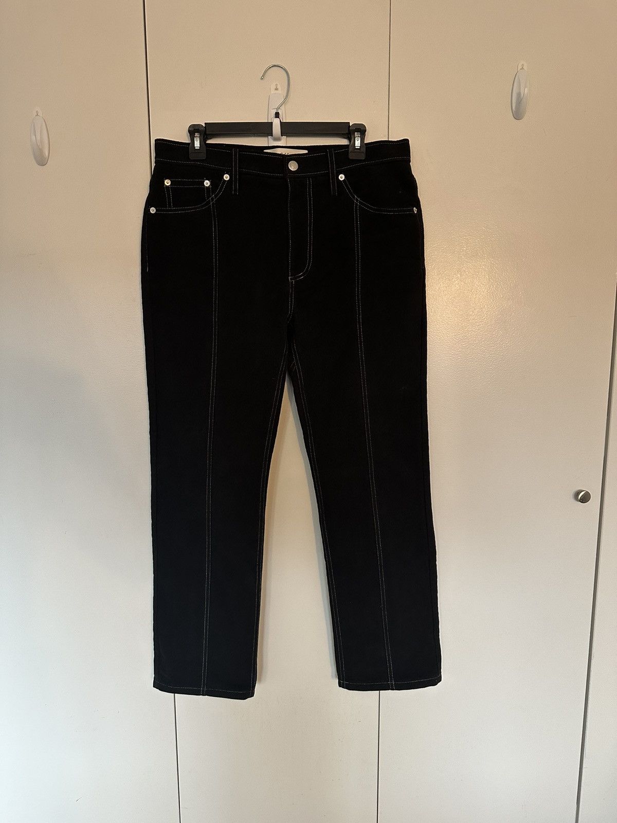 image of Sefr Black Bonanza Trousers, Men's (Size 32)