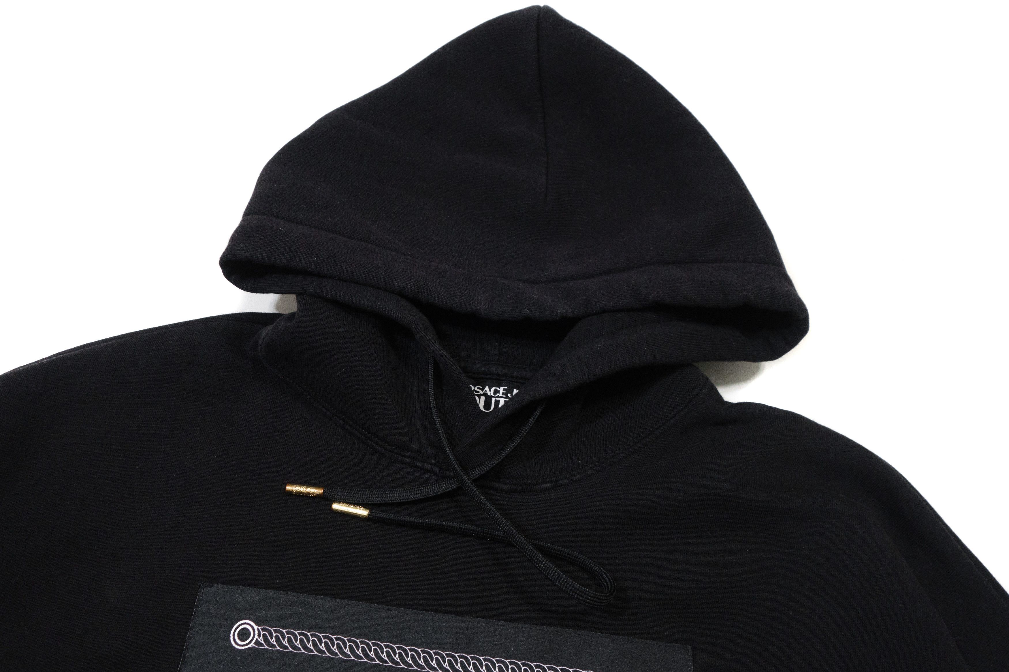 Versace Jeans Couture Warranty Certificate Patched Logo Oversized Hoodie Size US M / EU 48-50 / 2 - 4 Thumbnail