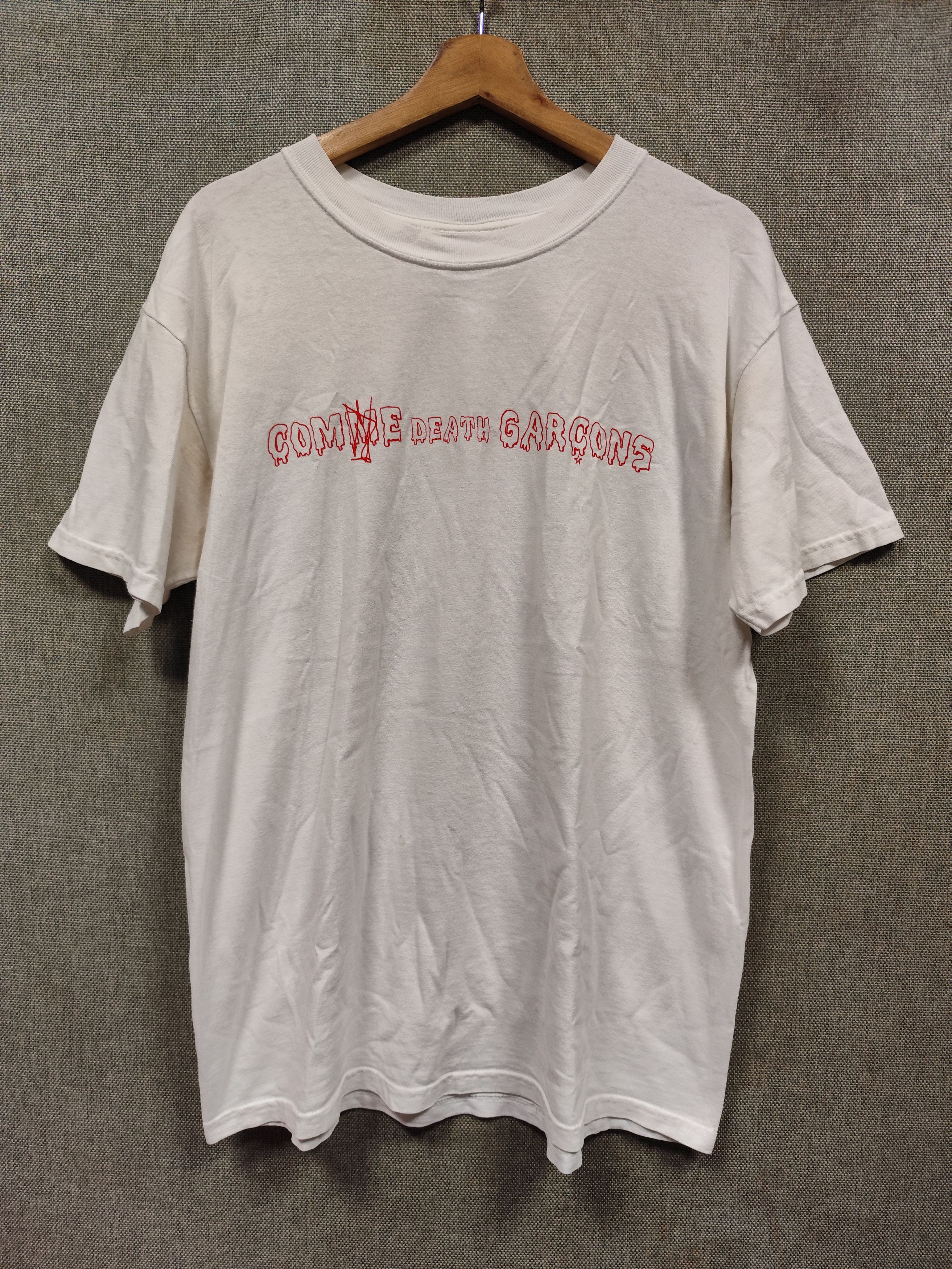 Anvil T Shirt Comme Death Garcons Made In Usa Size US L / EU 52-54 / 3 - 1 Thumbnail