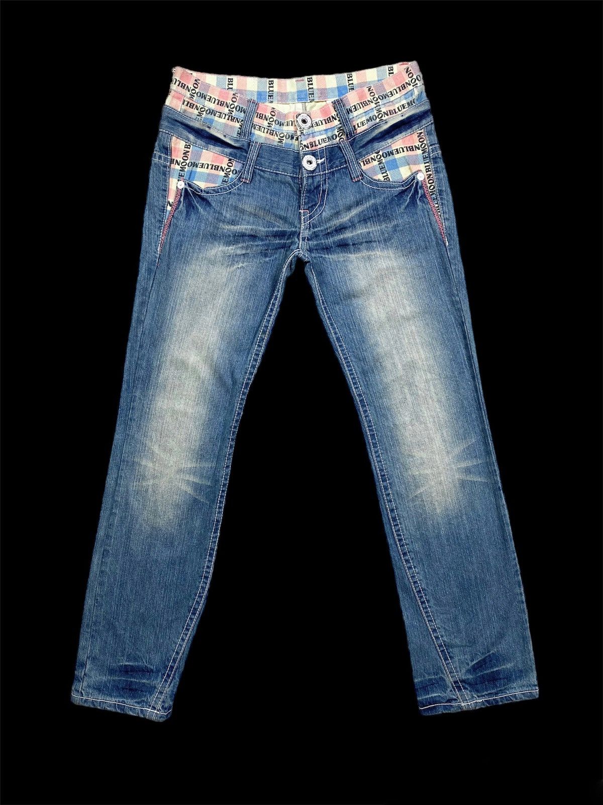 Double Waist Light Blue Denim By Blue Moon Blue