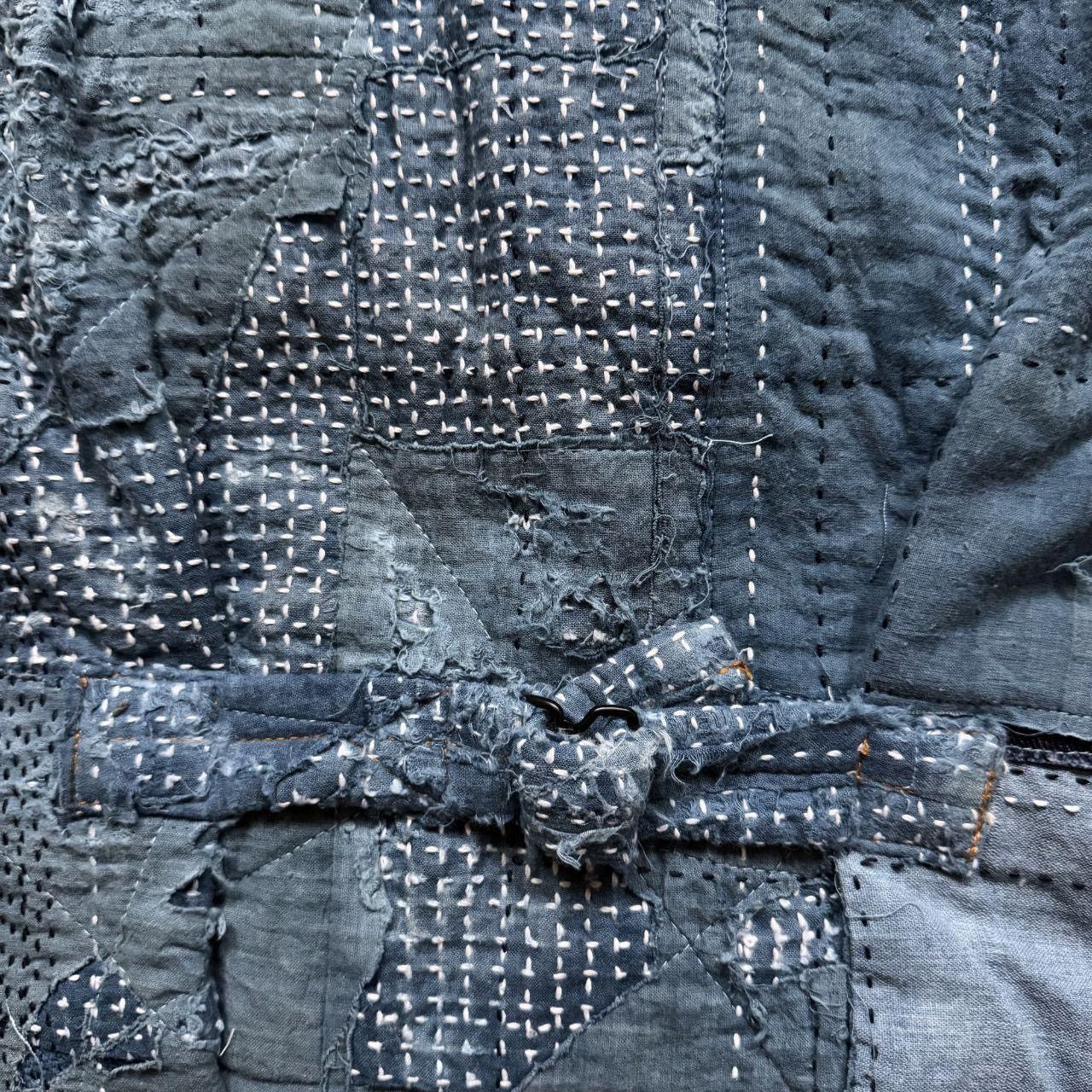 Kapital Indigo Boro Sashiko Denim Jacket Size US M / EU 48-50 / 2 - 5 Thumbnail