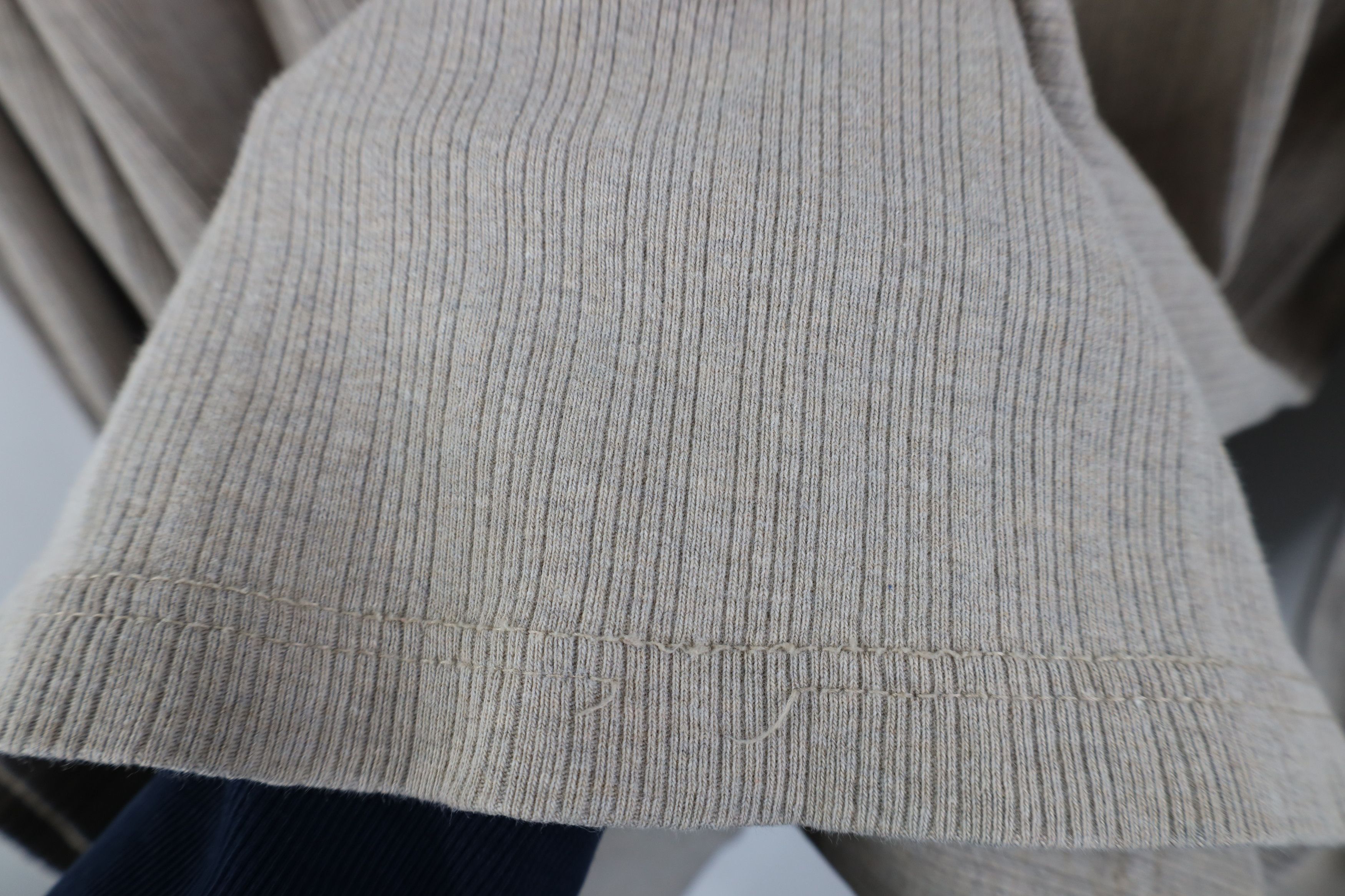 Vintage Vintage 90s Streetwear Ribbed Long Sleeve Henley T-Shirt Size US XL / EU 56 / 4 - 7 Thumbnail