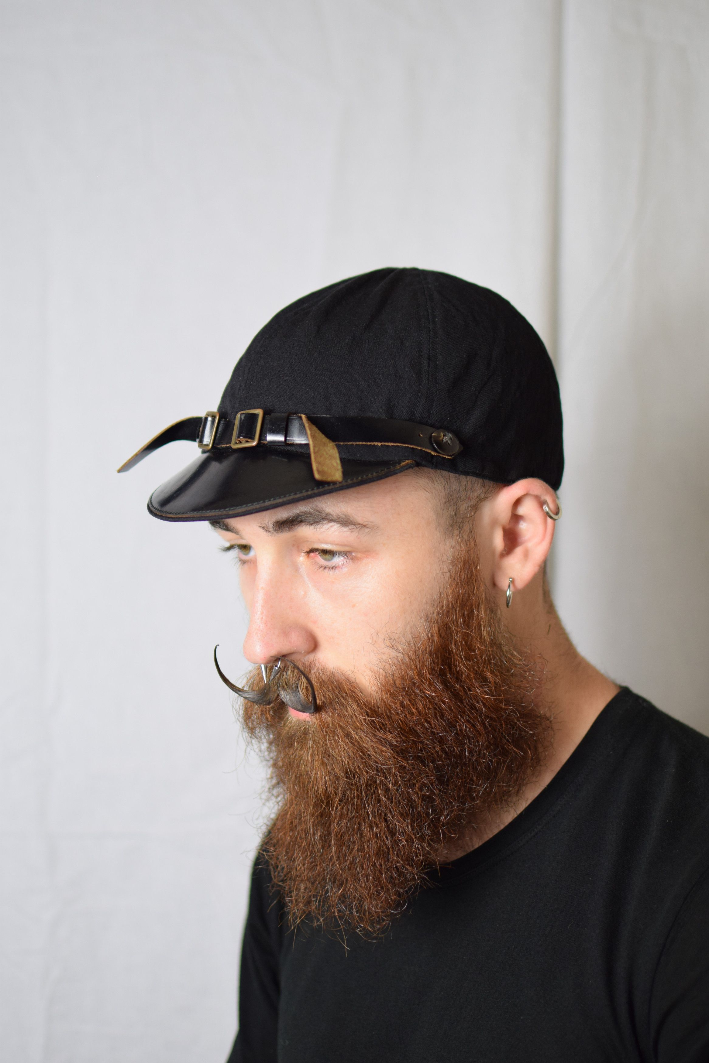 image of Yohji Yamamoto YYPH Archive Cap in Black, Men's