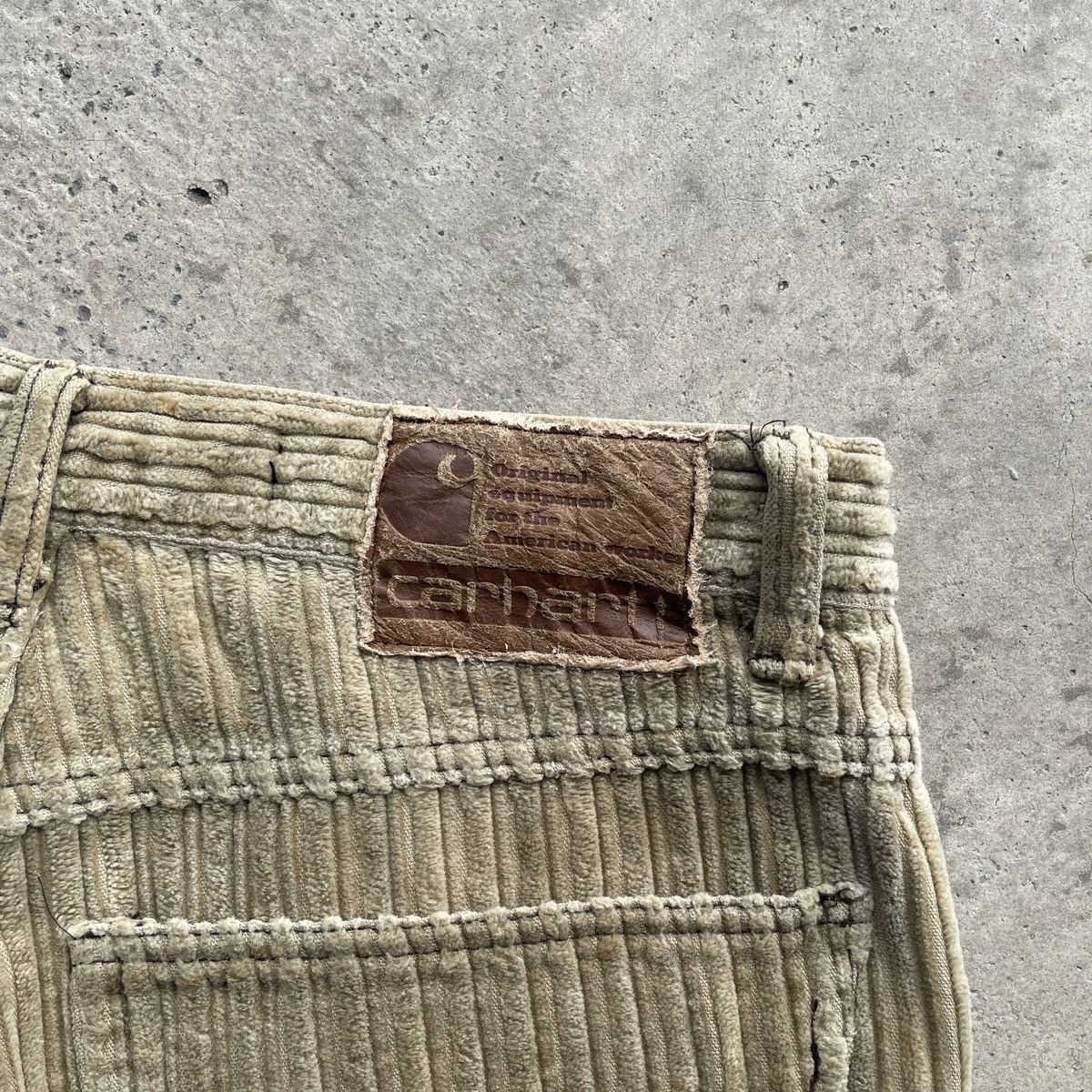 Carhartt W30 Vintage Carhartt Corduroi Faded Brown Trousers Pants Size US 30 / EU 46 - 10 Thumbnail