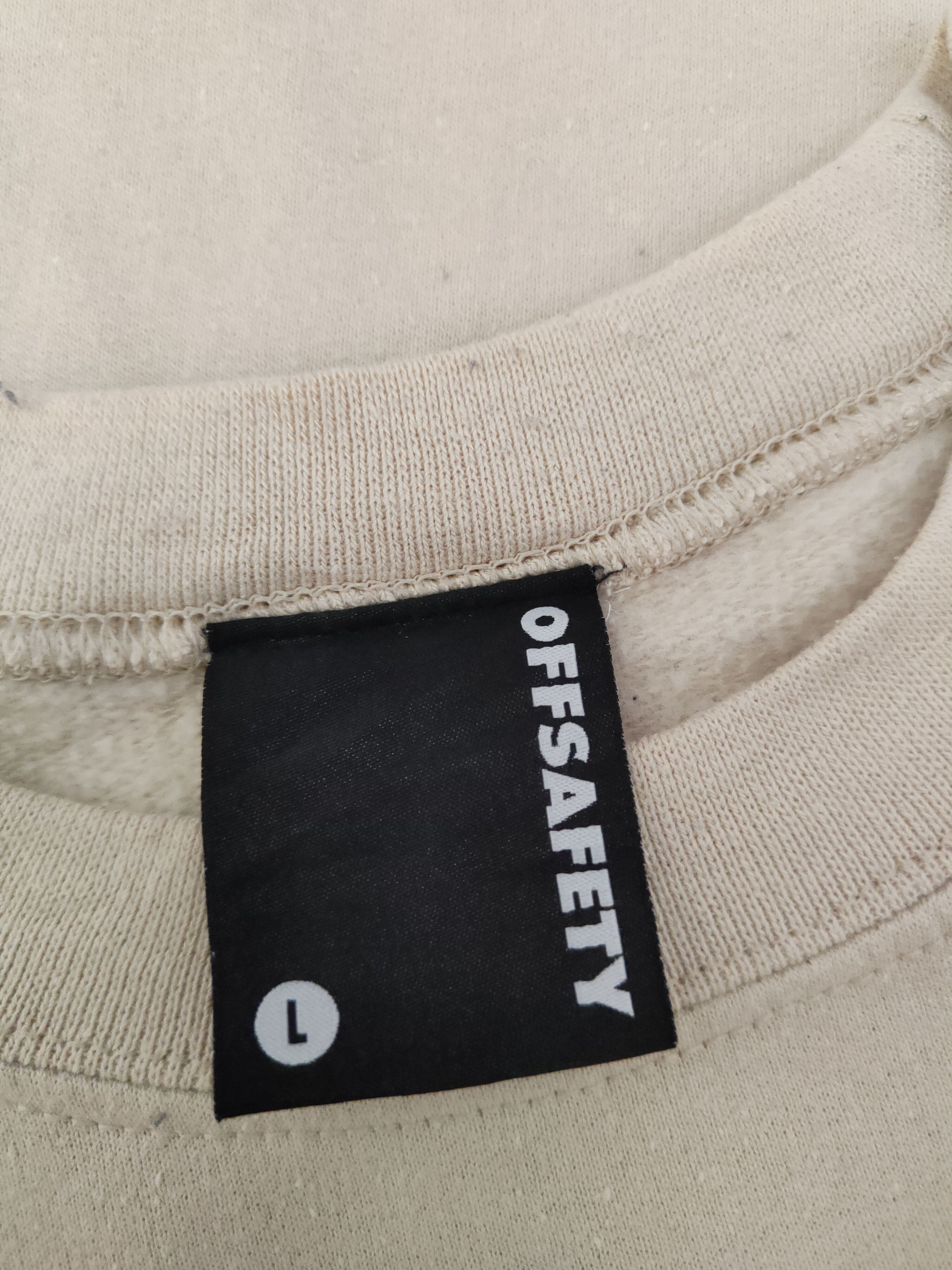Japanese Brand Offsafety band Light Brown Sweatshirts #S2560 Size US L / EU 52-54 / 3 - 11 Thumbnail