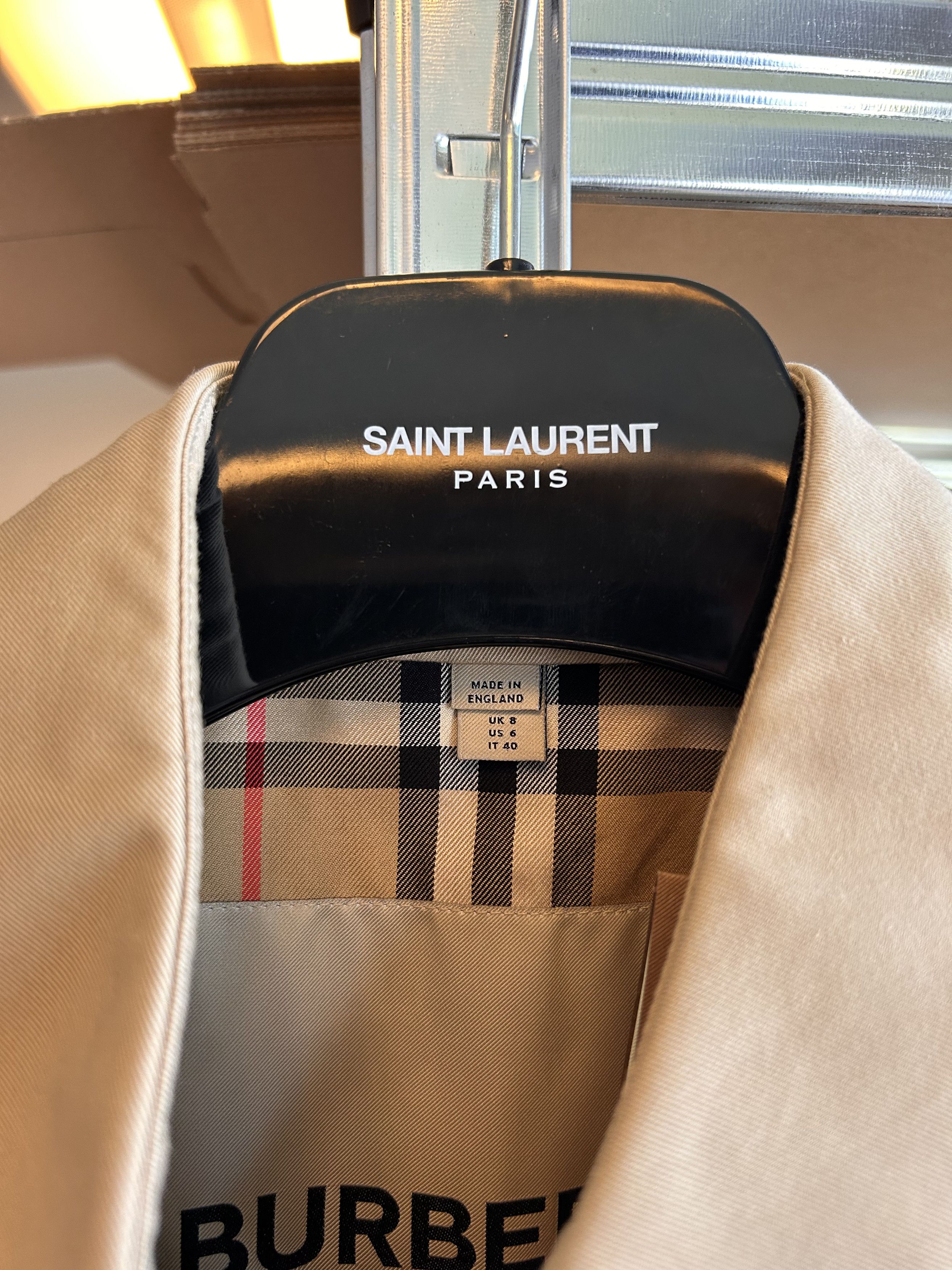 Burberry Burberry The Chelsea Check Trench Coat Size S / US 4 / IT 40 - 9 Thumbnail