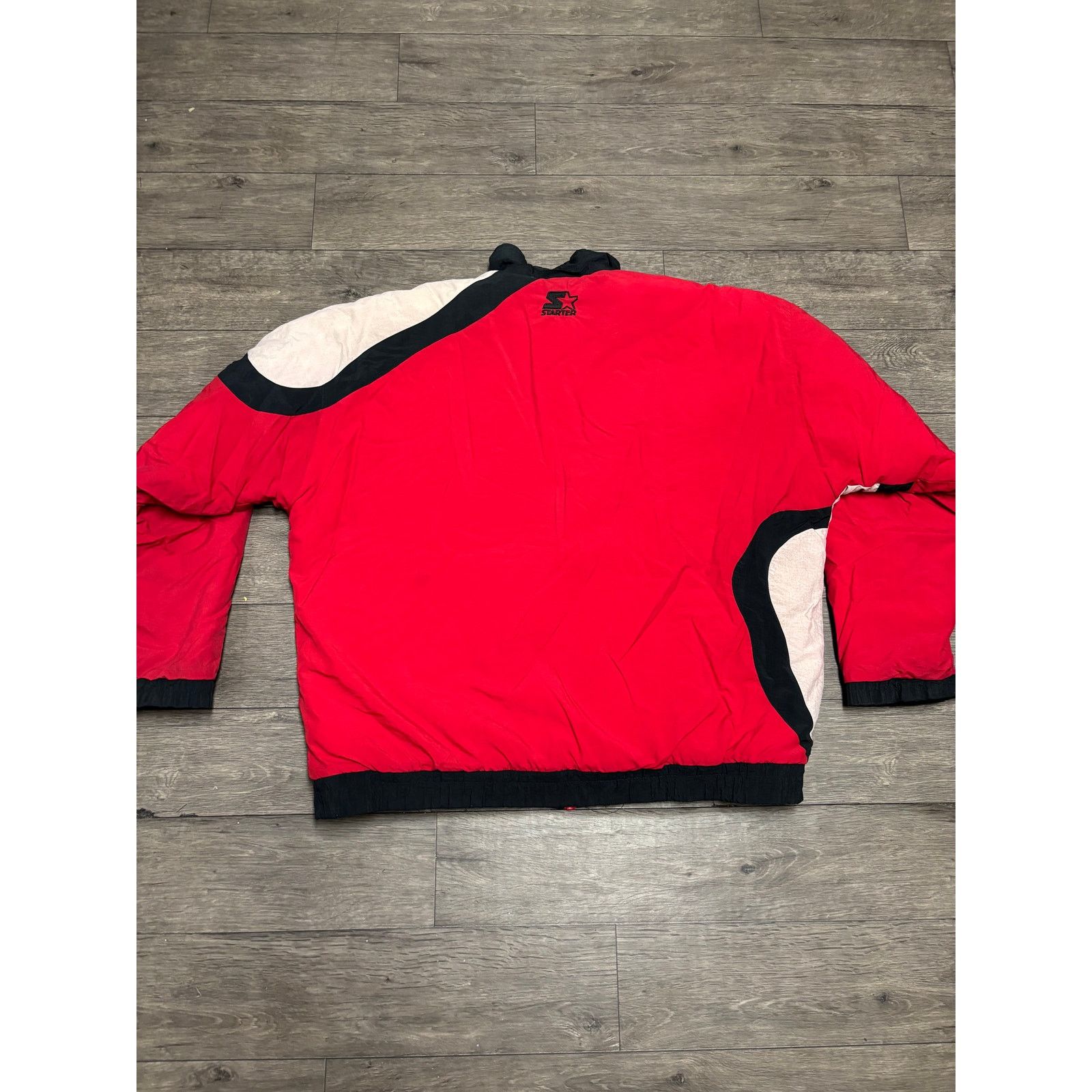 NFL × Starter × Vintage Vintage Kansas City Chiefs Spellout Starter Jacket Sz XL 90s Size US XL / EU 56 / 4 - 7 Thumbnail