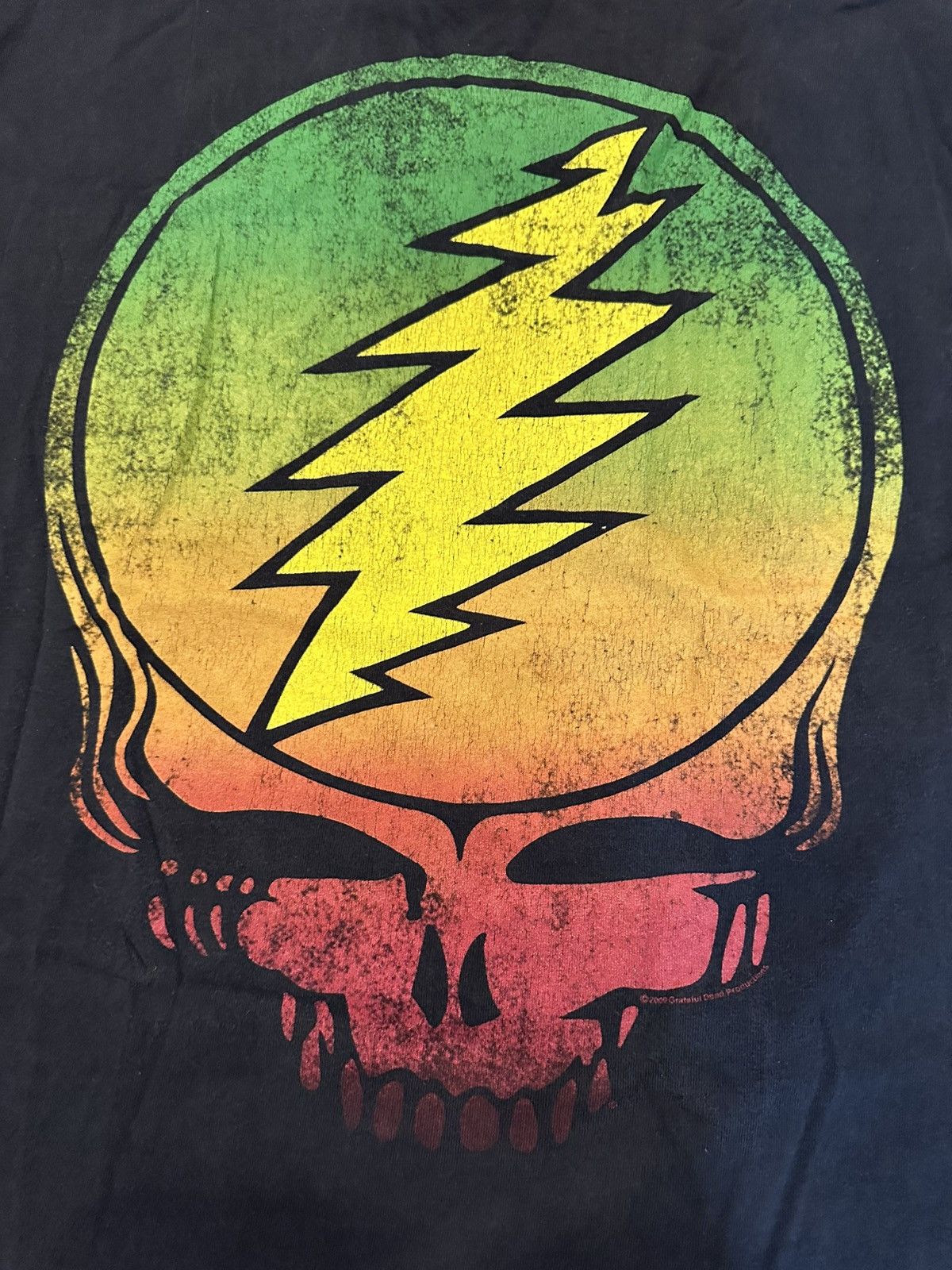 Zion Rootswear Vintage Grateful Dead Band T-Shirt Black 2009-Zion Tag-Large Size US L / EU 52-54 / 3 - 2 Thumbnail