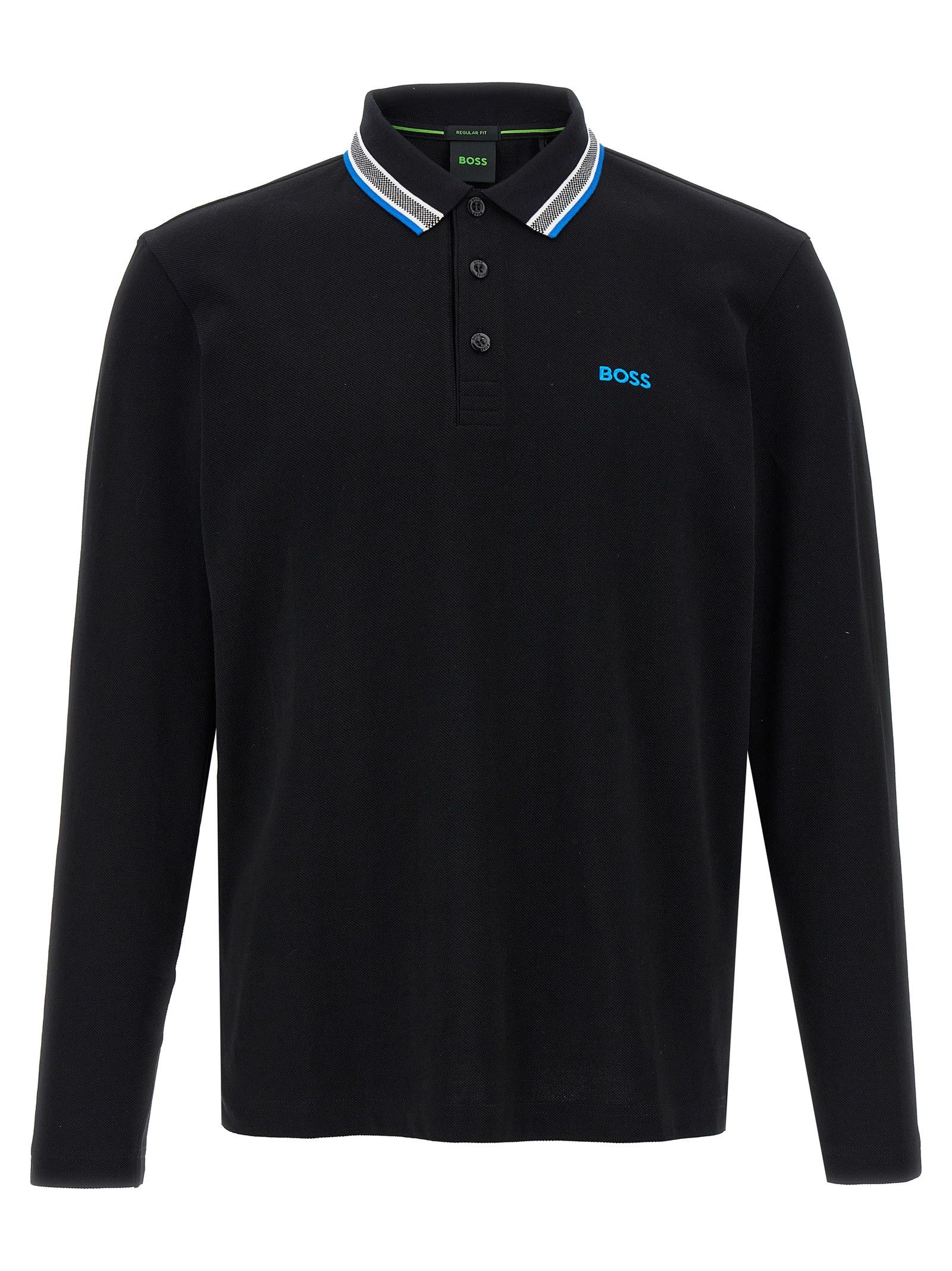 Hugo boss long sleeve polo shirts deals