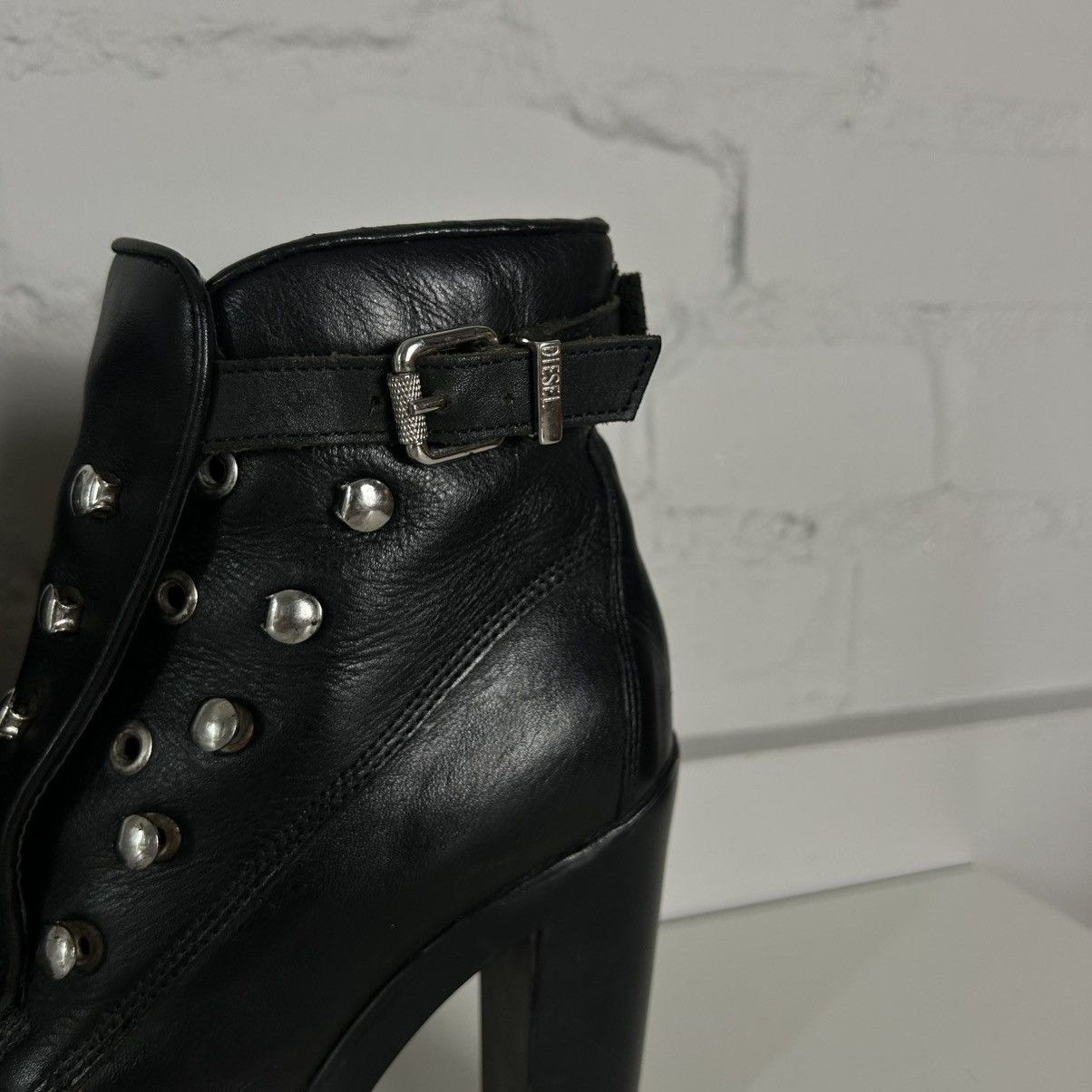 Diesel × Vintage Diesel leather ankle boots Size US 8 / IT 38 - 8 Thumbnail