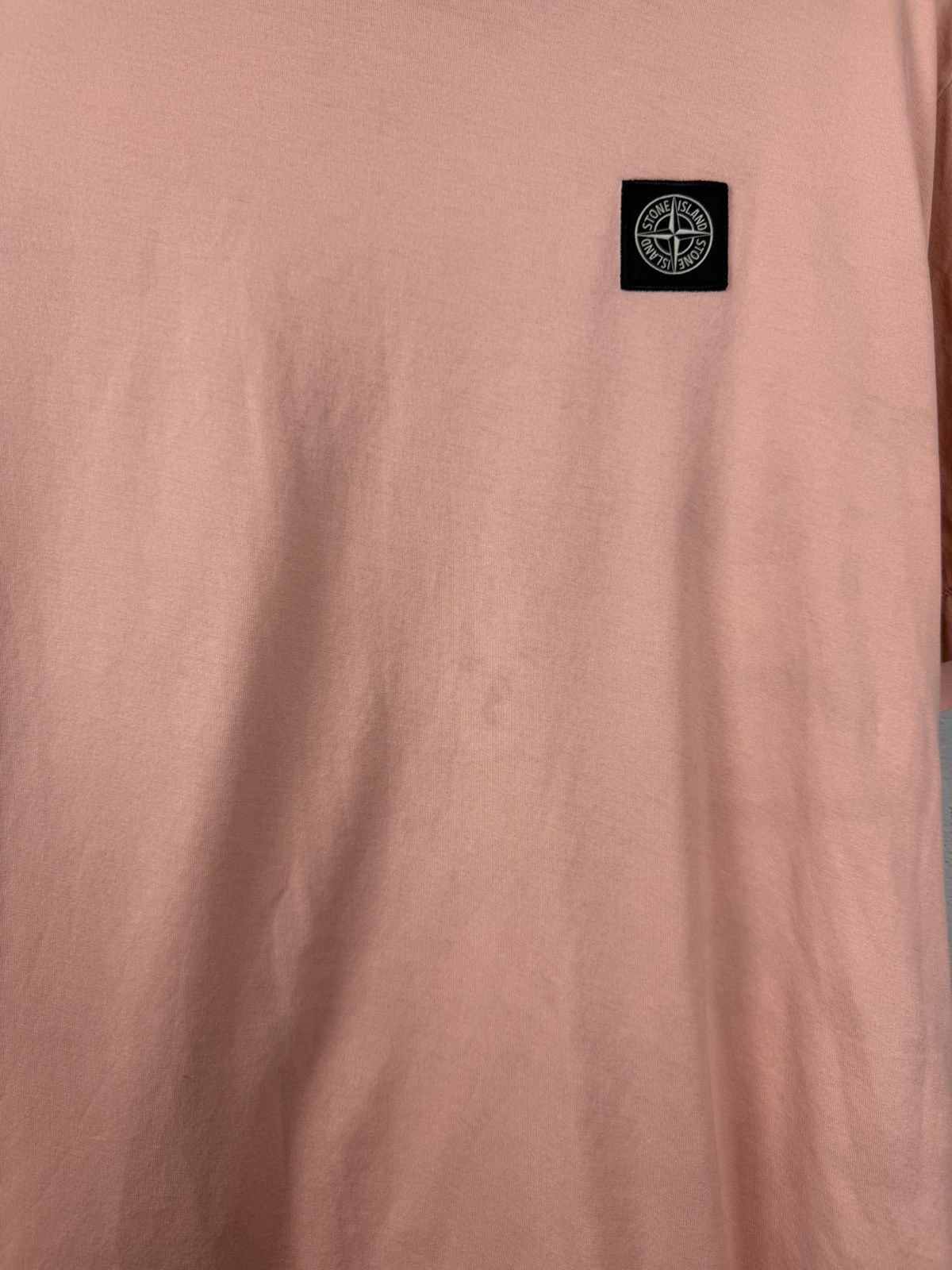 Stone Island Vintage Pink T-shirt Stone Island Size US XL / EU 56 / 4 - 4 Thumbnail