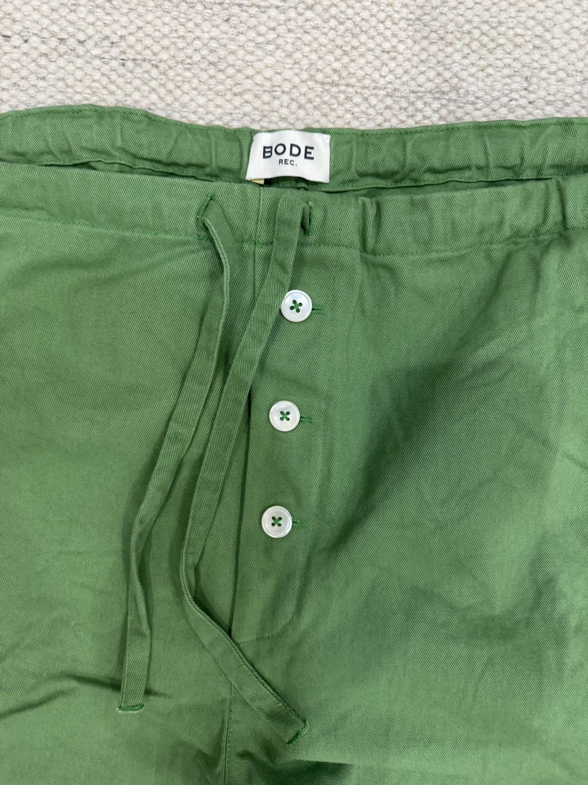 Bode Bode Green Pajama Pants Size US 36 / EU 52 - 2 Thumbnail