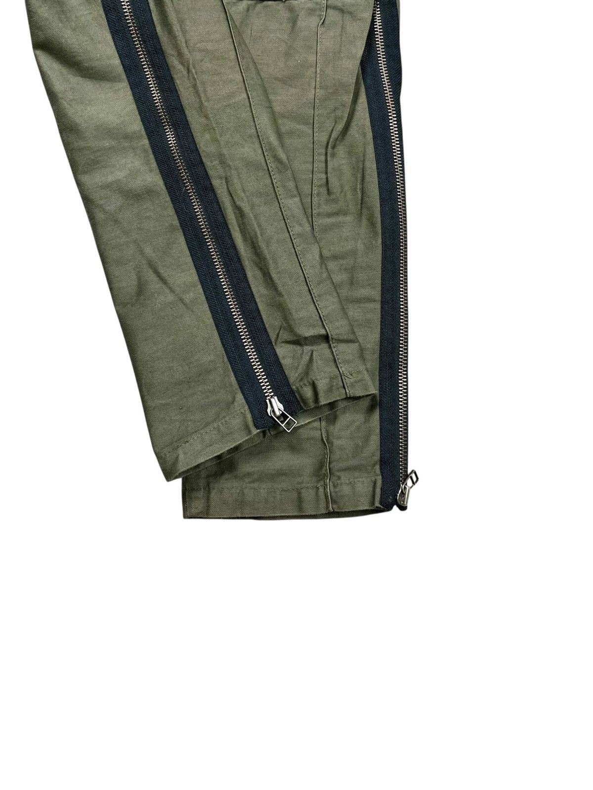 If Six Was Nine 2000s La Moda Libera - Bondage Flared Cargo Pants Size US 29 - 13 Thumbnail