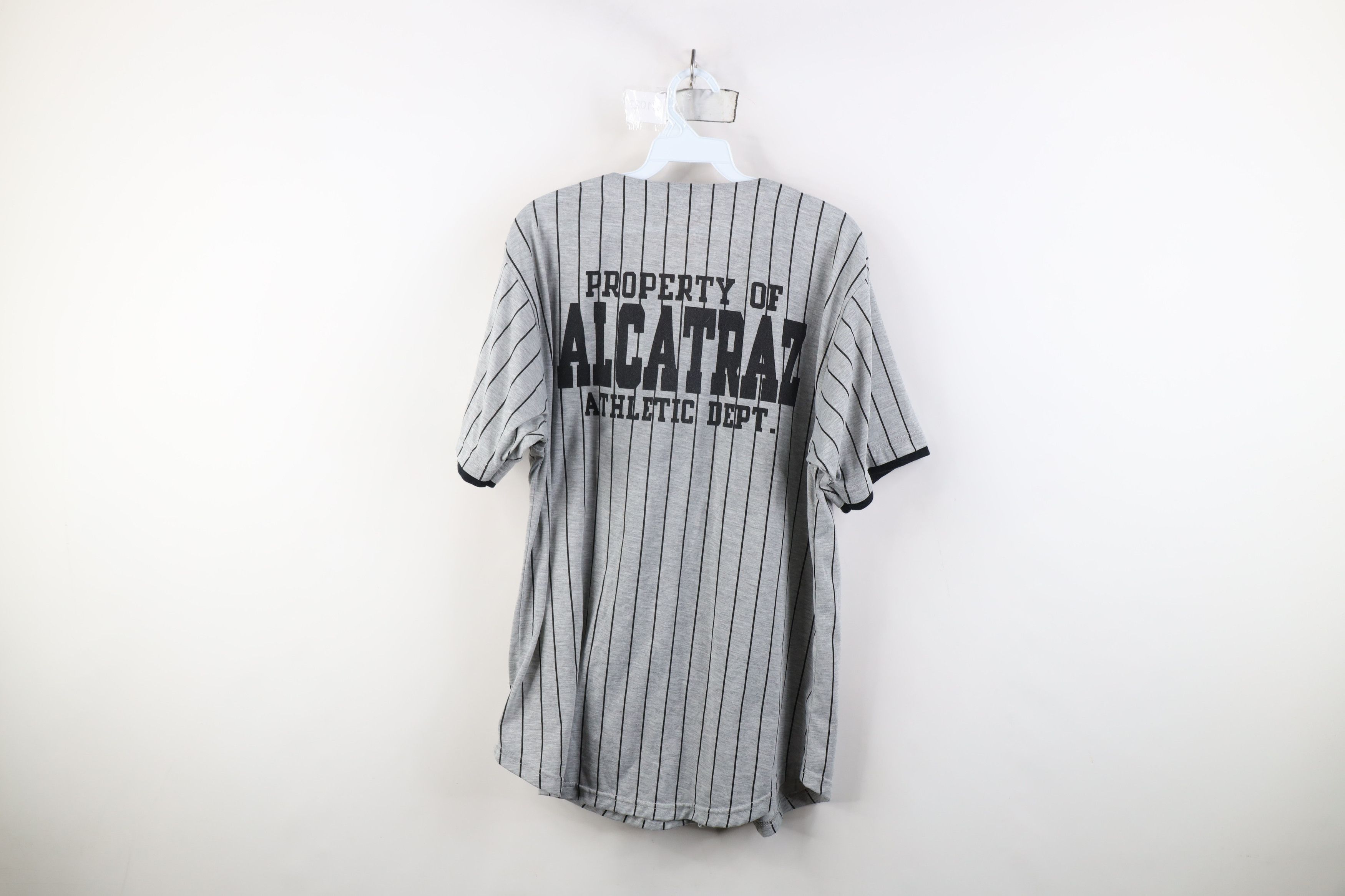 Vintage Vintage 90s Streetwear Prison Hard Ball Baseball Jersey Size US XL / EU 56 / 4 - 10 Thumbnail