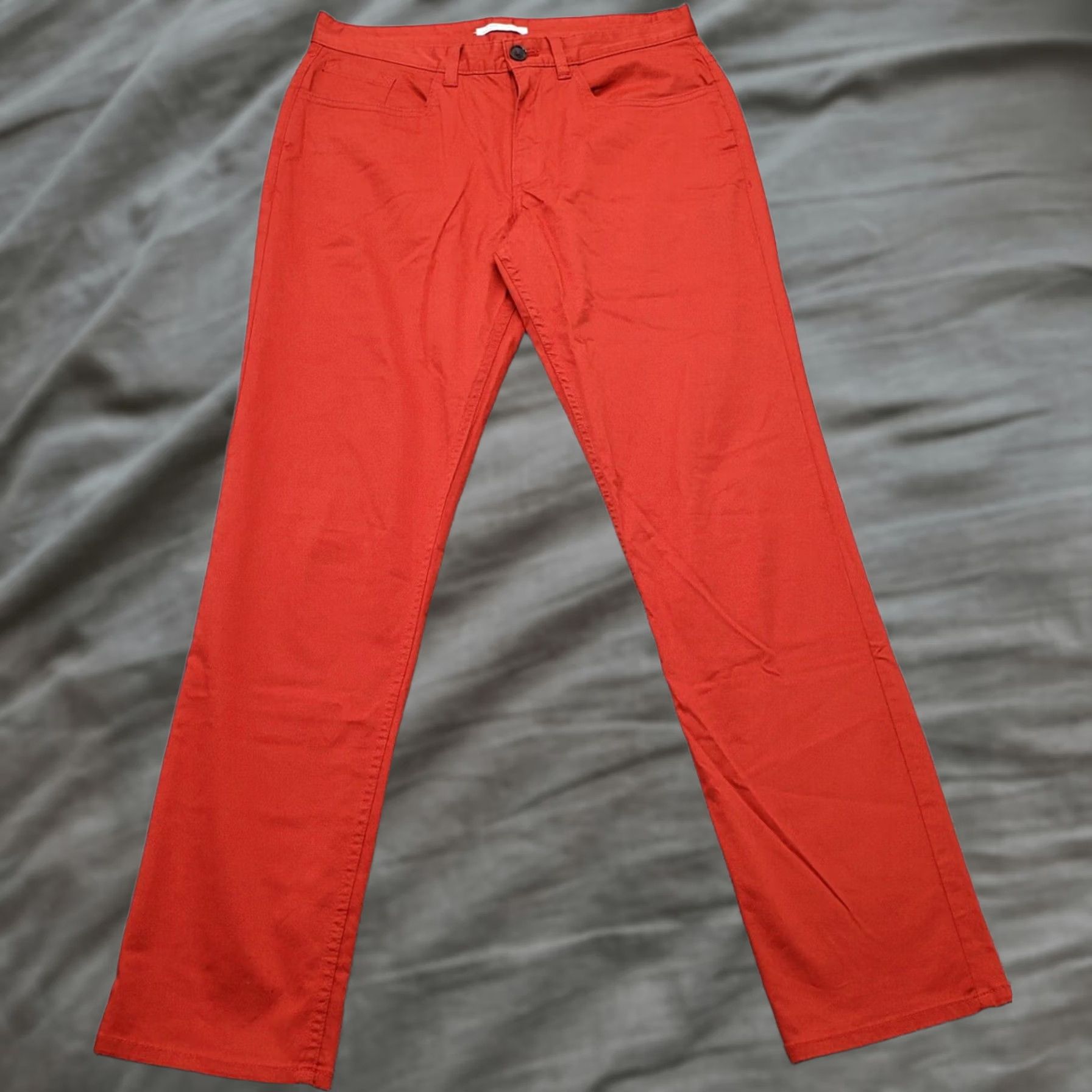 Calvin Klein Calvin Klein Jeans Womens Size 29 Red Denim 5 Pockets Dark Wash Slim Fit 5-Pocket Design Jeans Size 29" - 1 Thumbnail