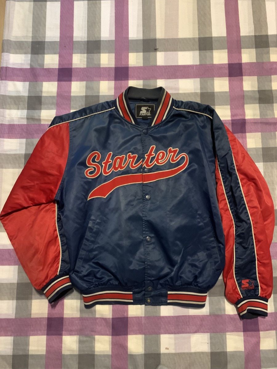 Starter Vintage Starter Navy Red Jacket L Made in Korea Size US L / EU 52-54 / 3 - 1 Thumbnail