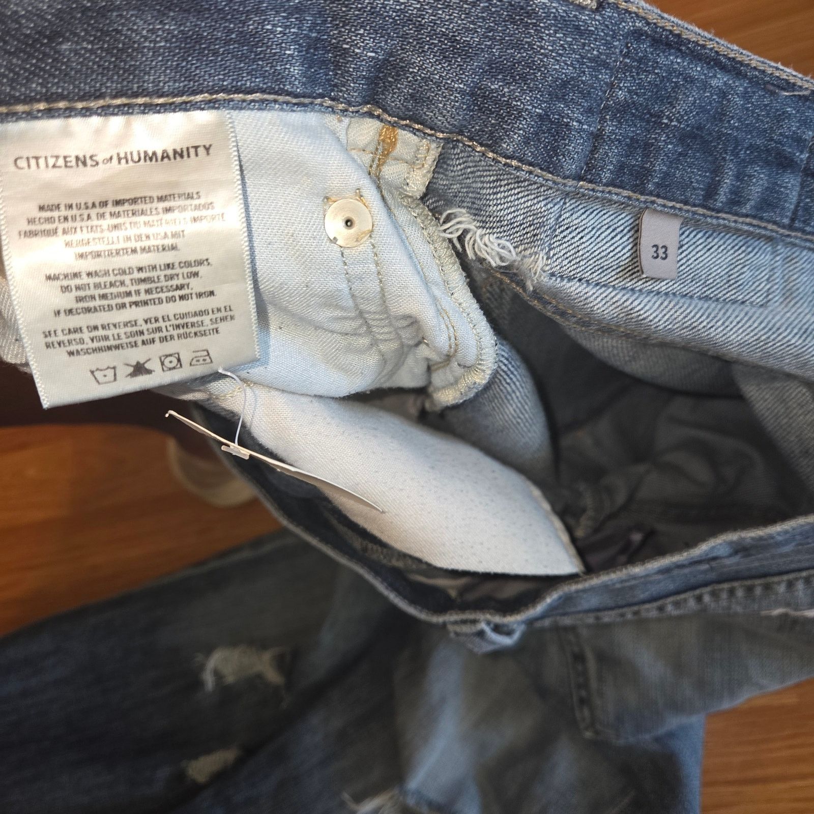 Citizens Of Humanity Citizens of Humanity Distressed Jeans - Men's Size 33 Size US 33 - 10 Thumbnail