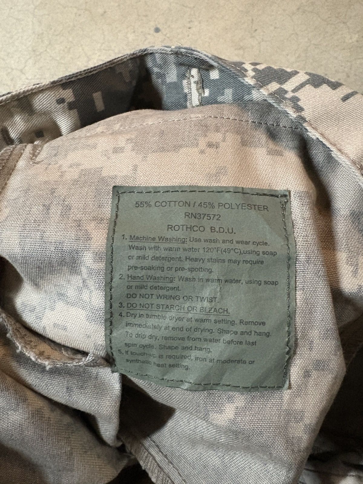 Propper VTG 00’s Military Digital Camo Tactical Cargo BDU Pants Size US 30 / EU 46 - 5 Thumbnail