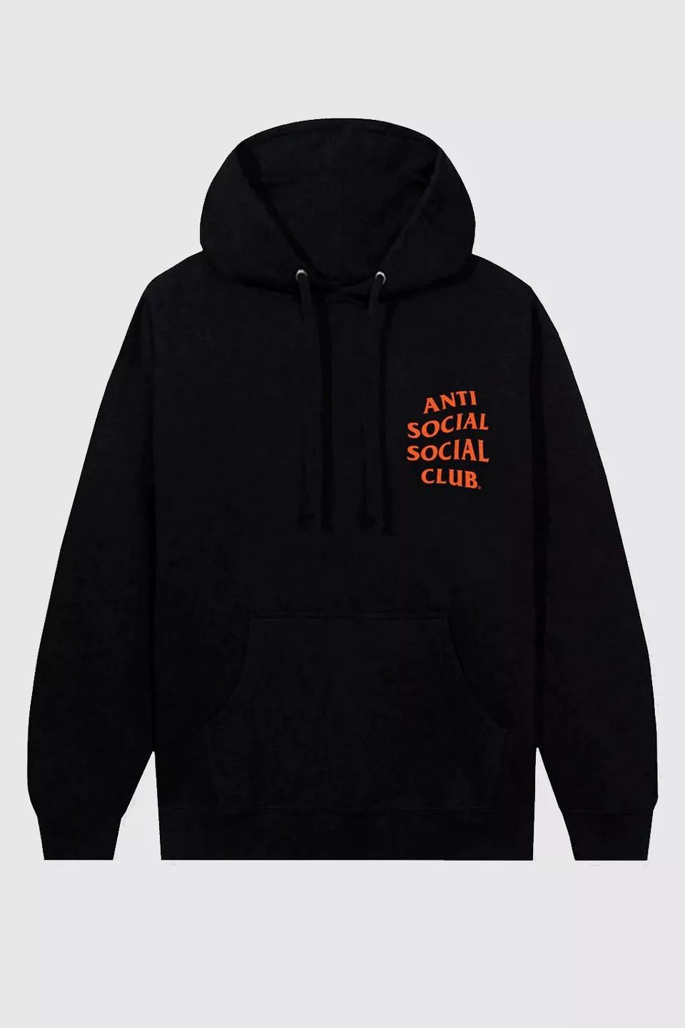 Anti Social Social Club Hoodie Black Orange Anti Social Social