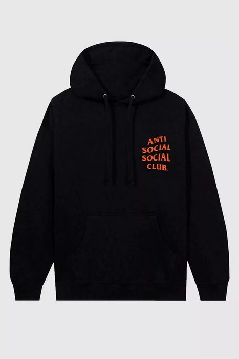 Anti social social store club orange hoodie