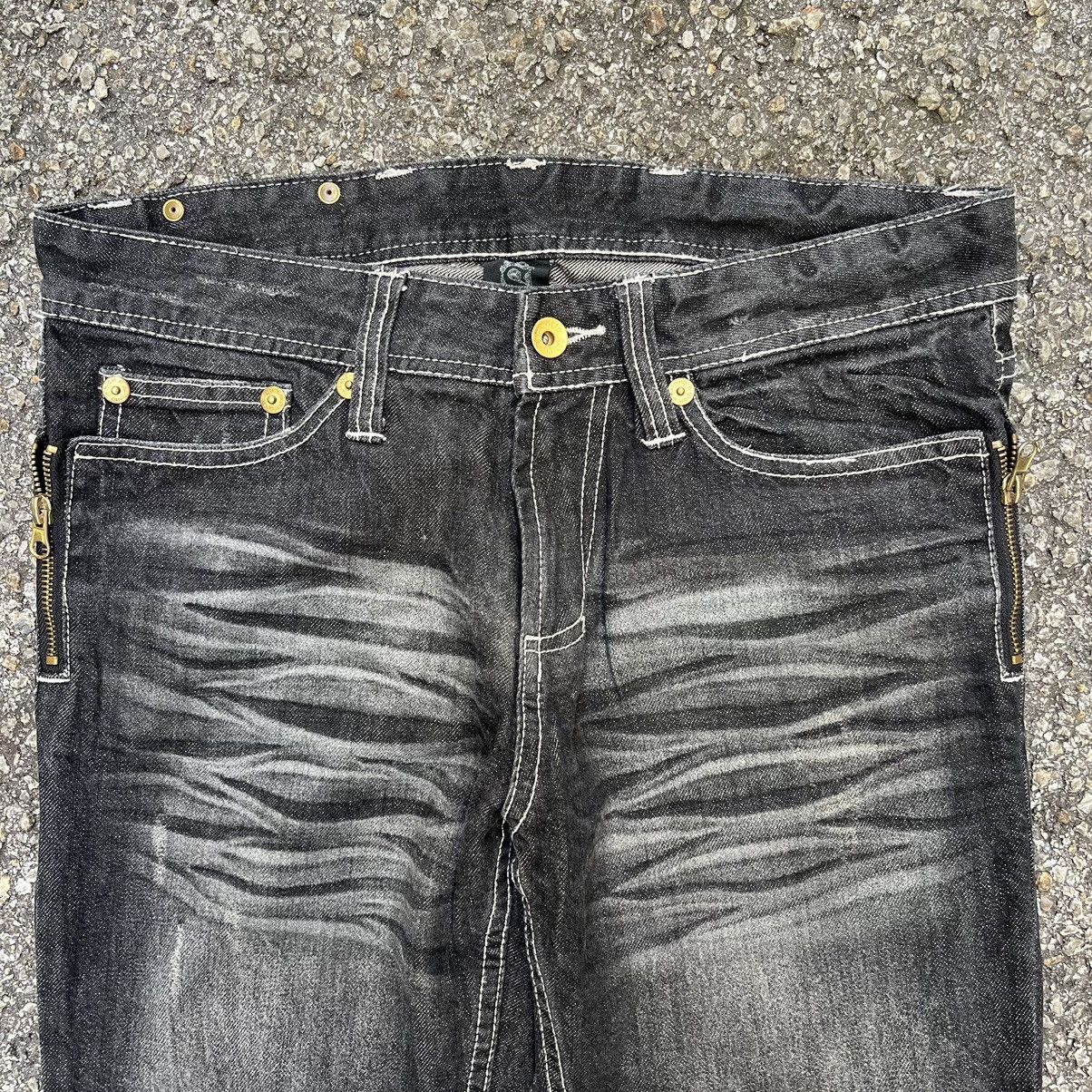 Tornado Mart Semantic Design Japanese Slim Jeans Crazy Punk Style Denim Size US 30 / EU 46 - 4 Thumbnail